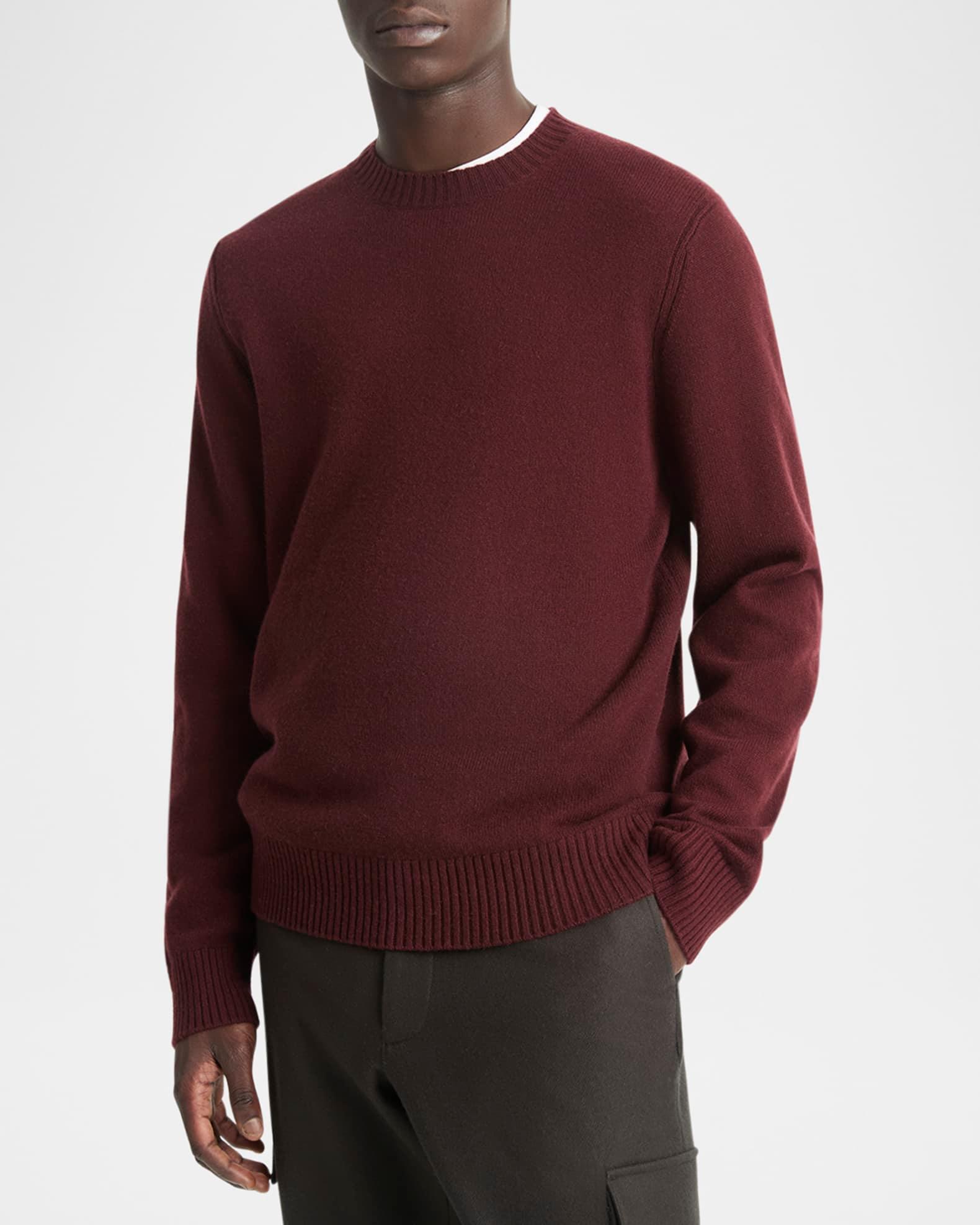 Mens Wool-Cashmere Crewneck Sweater Product Image