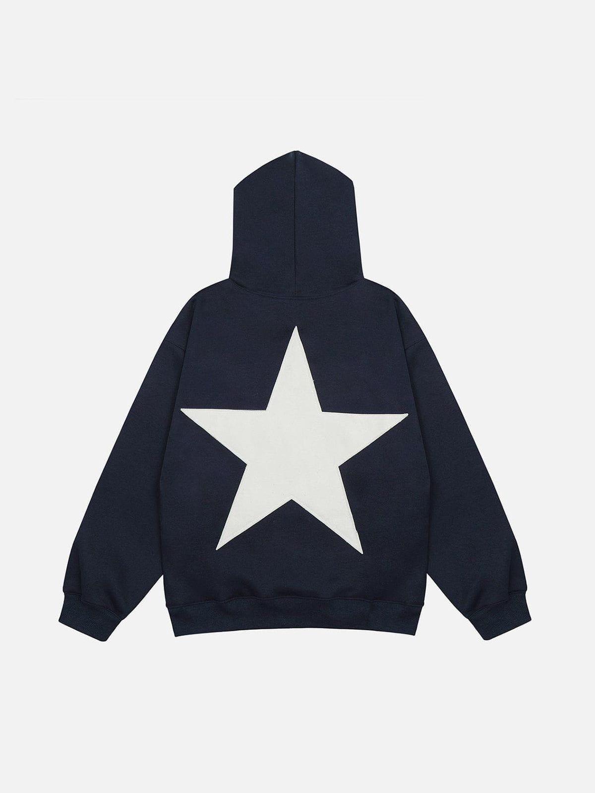 Aelfric Eden Star Color Contrast Hoodie Product Image