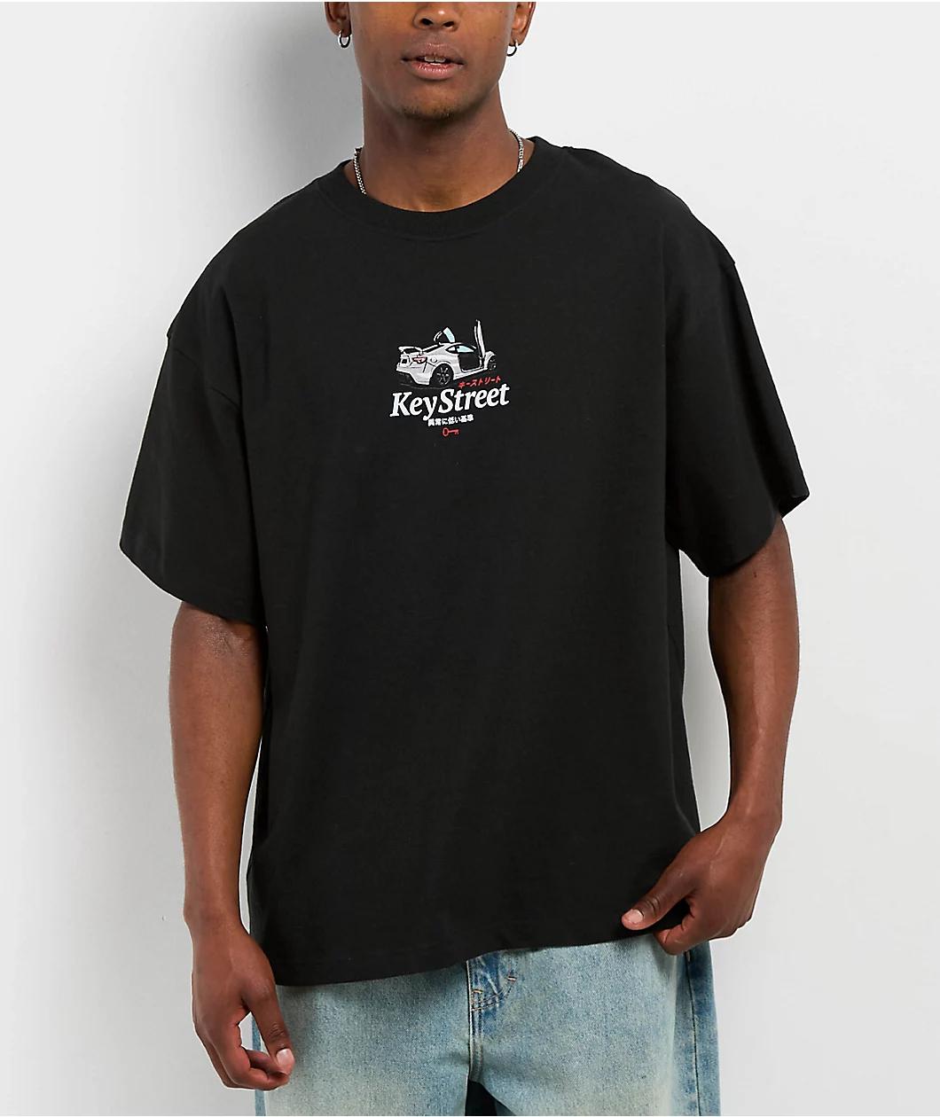 Key Street Control Black T-Shirt Product Image
