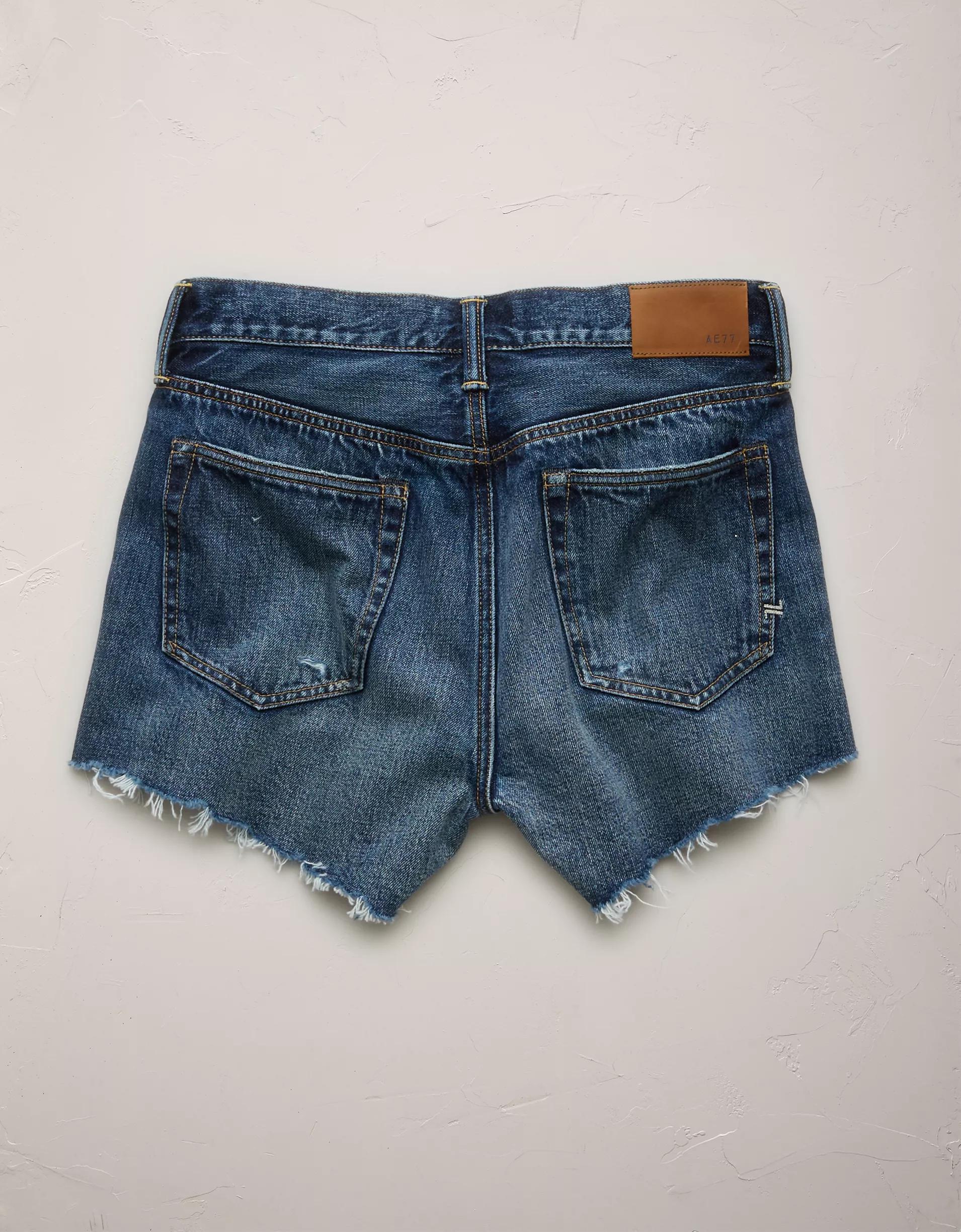 AE77 Premium Classic Denim Short Product Image