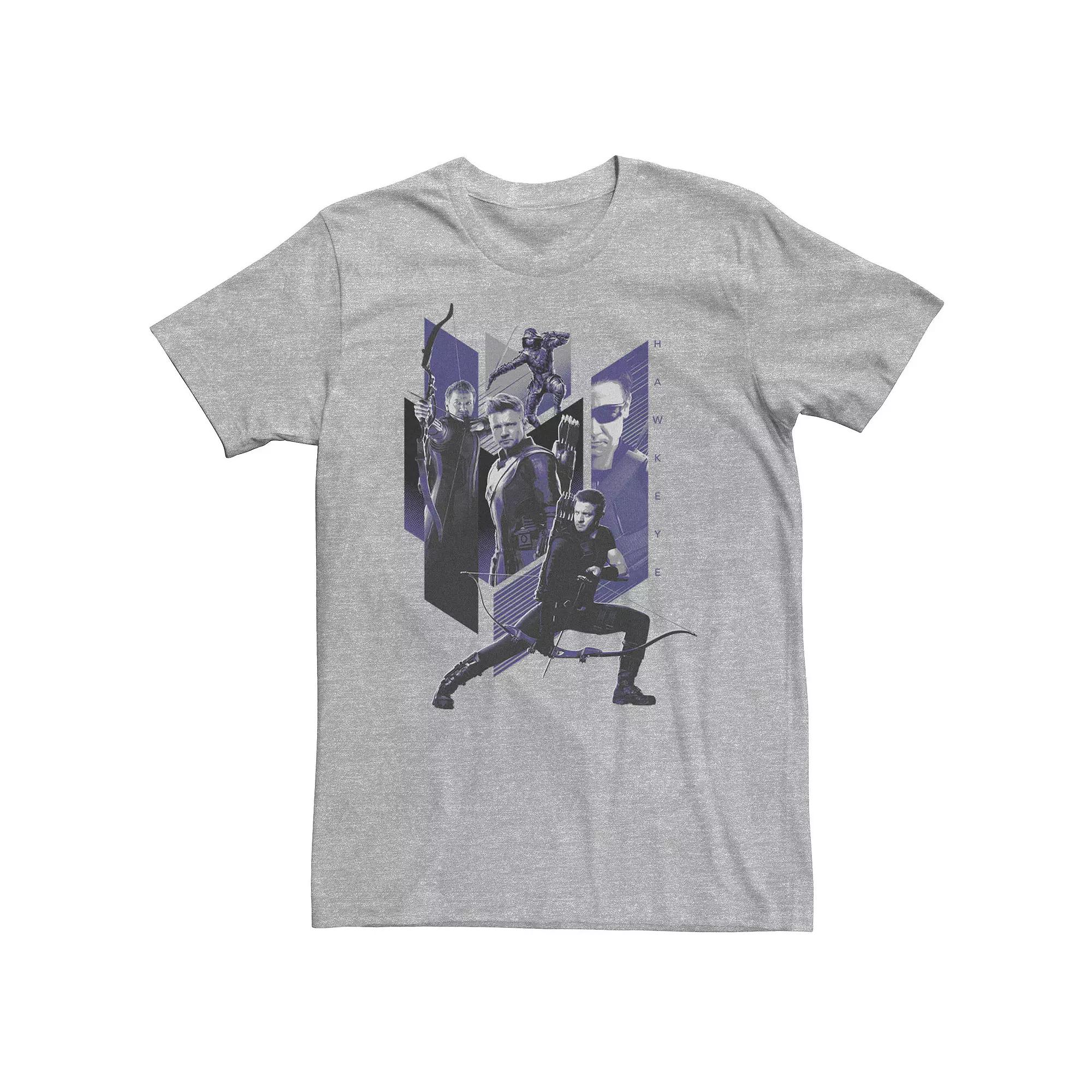 Big & Tall Marvel Avengers: Endgame Hawkeye Mashup Tee, Men's,  Product Image