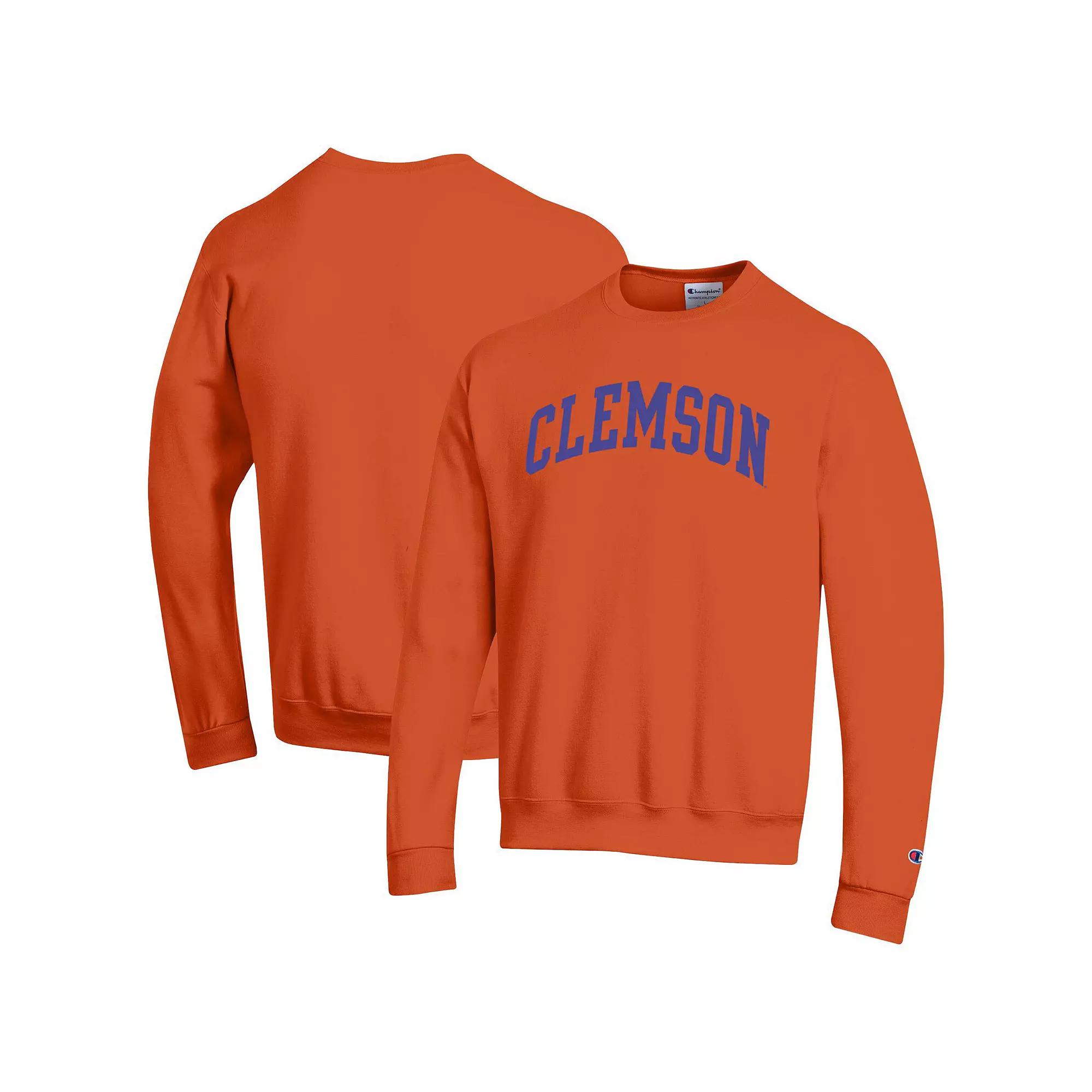 Men's Champion® Orange Illinois Fighting Illini Arch Over Logo Pullover Sweatshirt,  Product Image