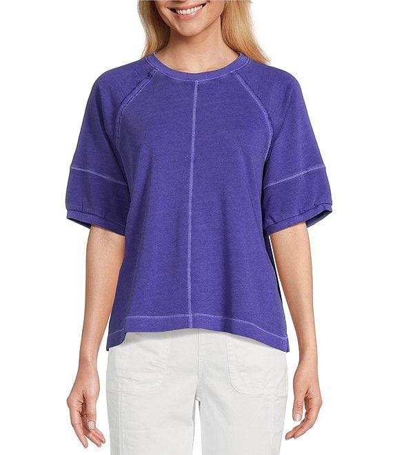 Westbound 3/4 Sleeve Crew Neck Top Product Image