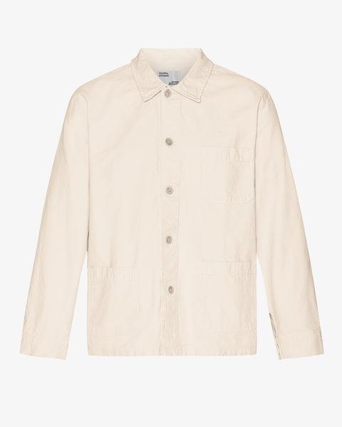 Organic Workwear Jacket - Ivory White Product Image