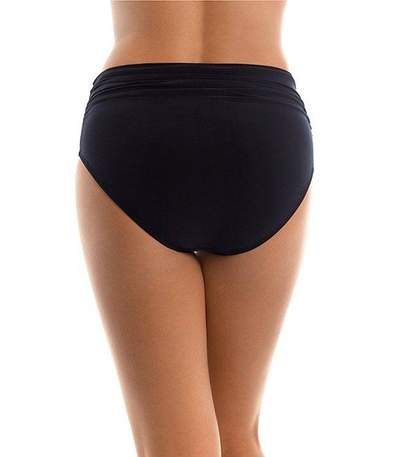 Magicsuit Solid Jersey Brief Shirred Swim Bottom Product Image
