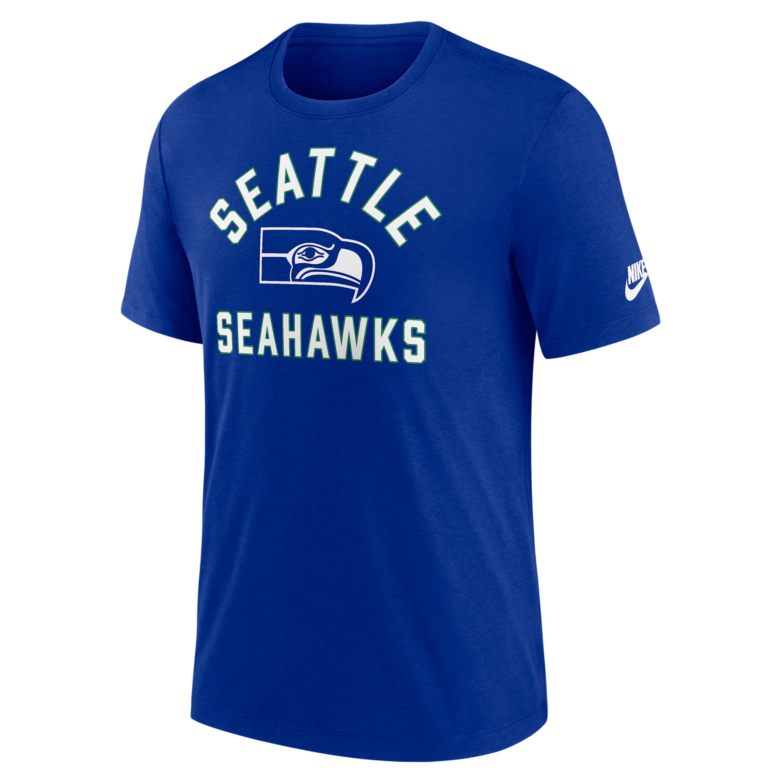 Seattle Seahawks Favorable Timeline Nike Mens NFL T-Shirt | NJFD4DAV78-NC4 Product Image