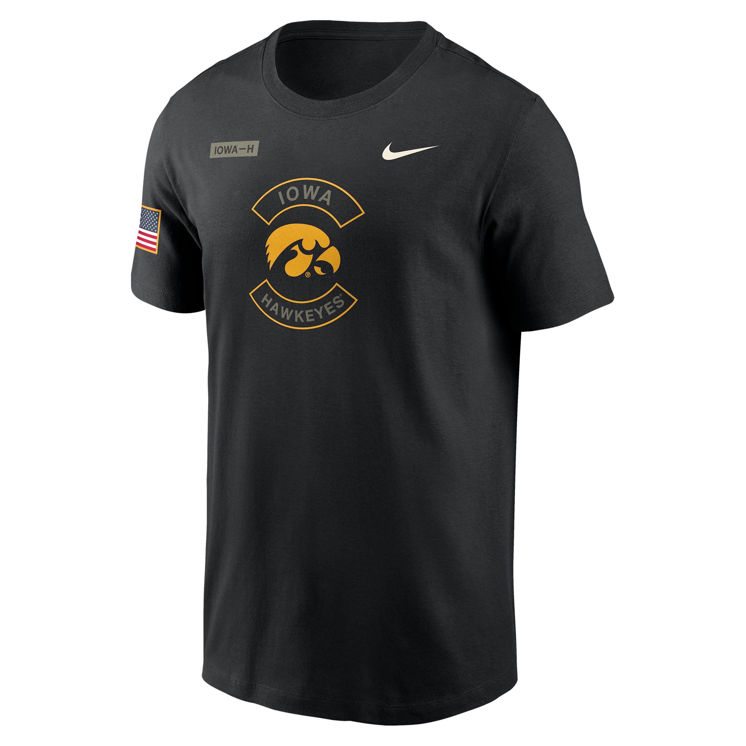 Iowa Military Appreciation Nike Mens Dri-FIT College T-Shirt | 02ET00AIA-5MV Product Image
