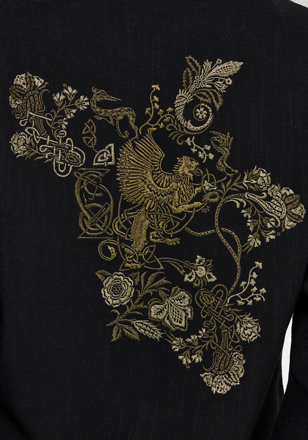 Ellis Embroidered Longline Blazer Product Image
