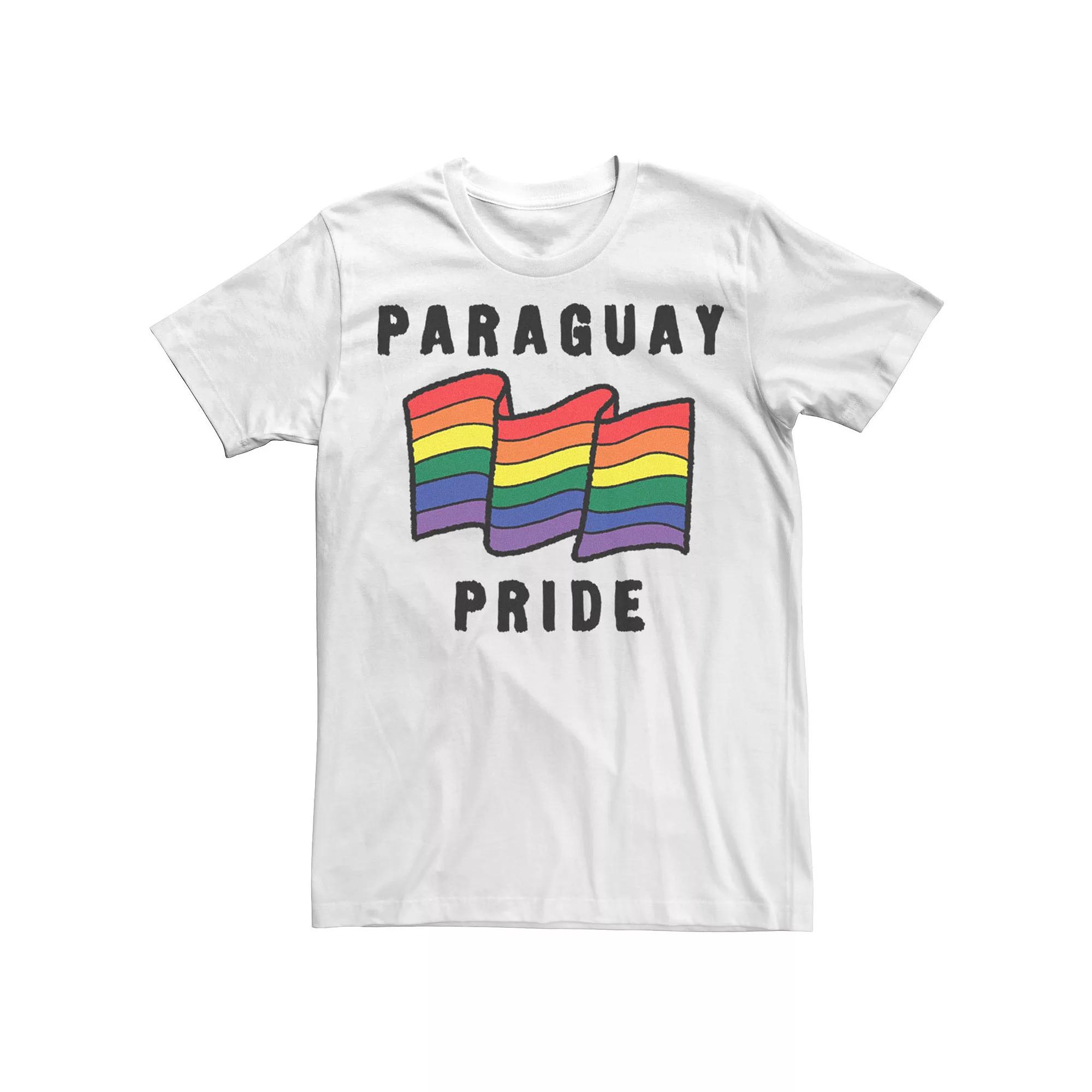 Men's Gonzales Paraguay Pride Sketched Flag Tee,  Product Image