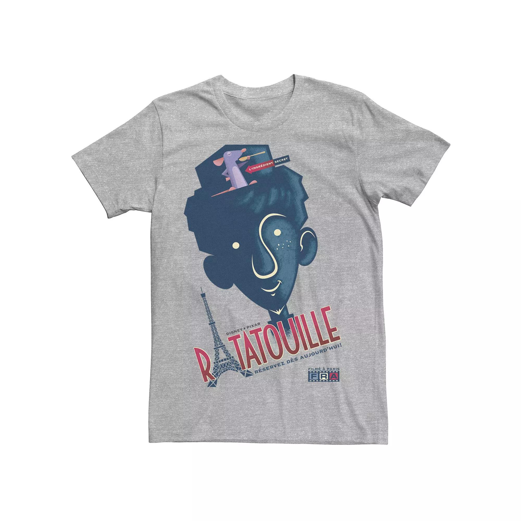 Disney / Pixar's Ratatouille Alfredo and Remy Men's Blue Hue Portrait Tee,  Product Image