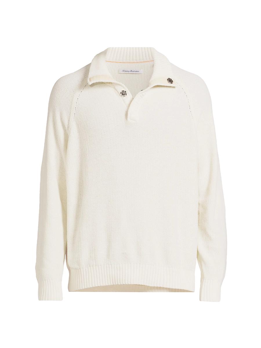 Mens Shoreline Chenille Snap Mock Product Image