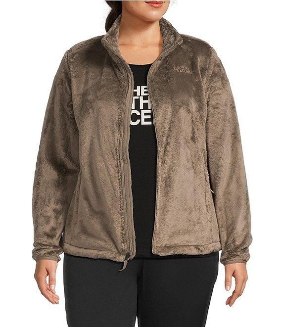 The North Face Plus Size Osito Silken Raschel Fleece Stand Collar Front Zip Jacket Product Image