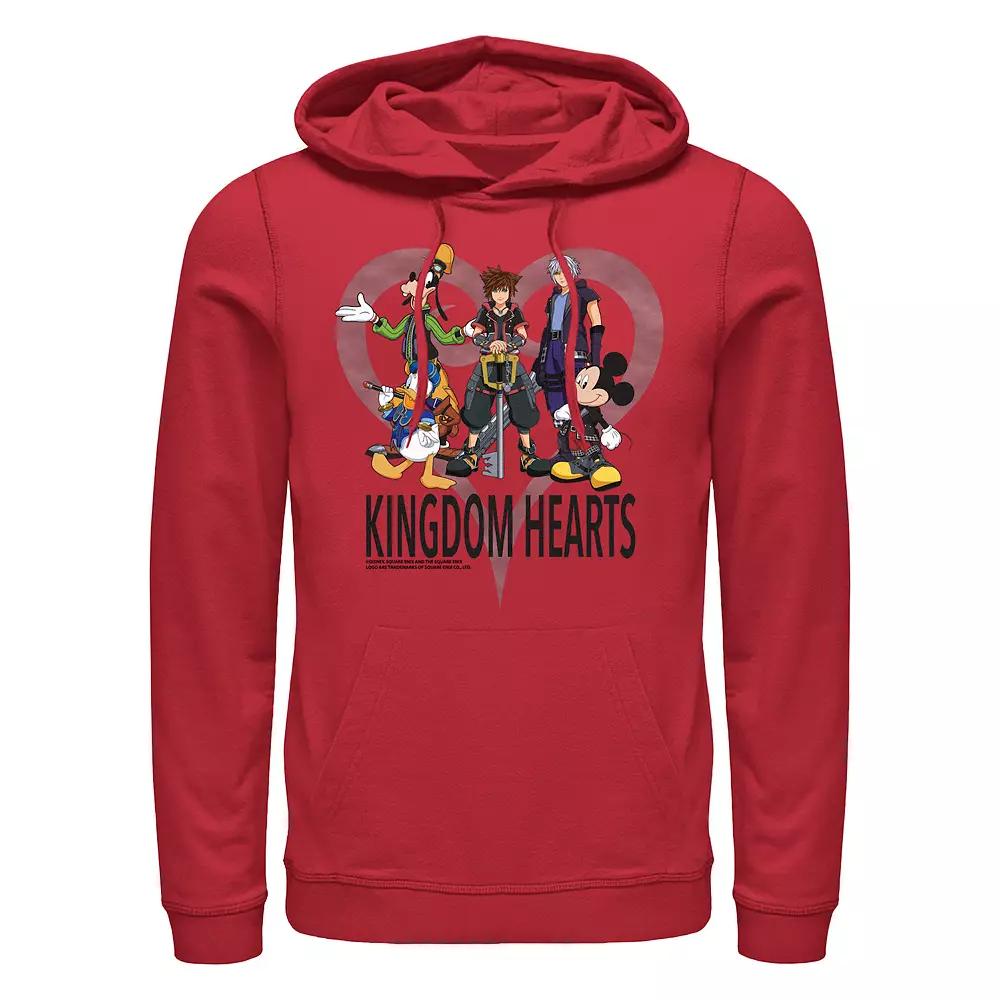 Disney's Kingdom Hearts Heroes Portrait Men's Graphic Hoodie, Size: XL, Red Product Image