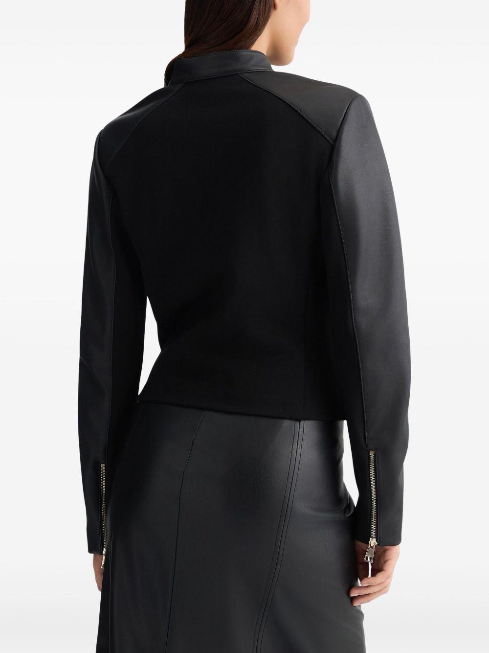 leather biker jacket Product Image