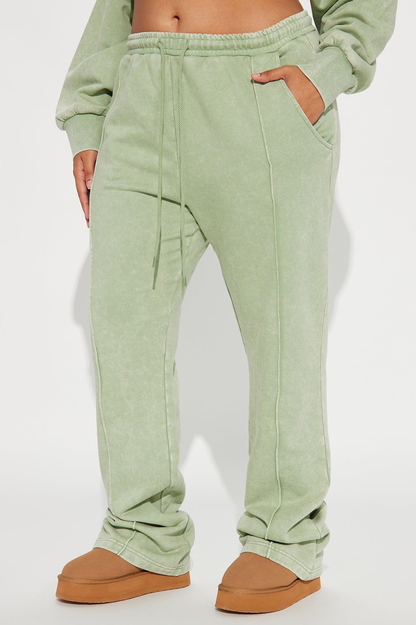 Chill Out Lounge Flare Pant - Sage Product Image