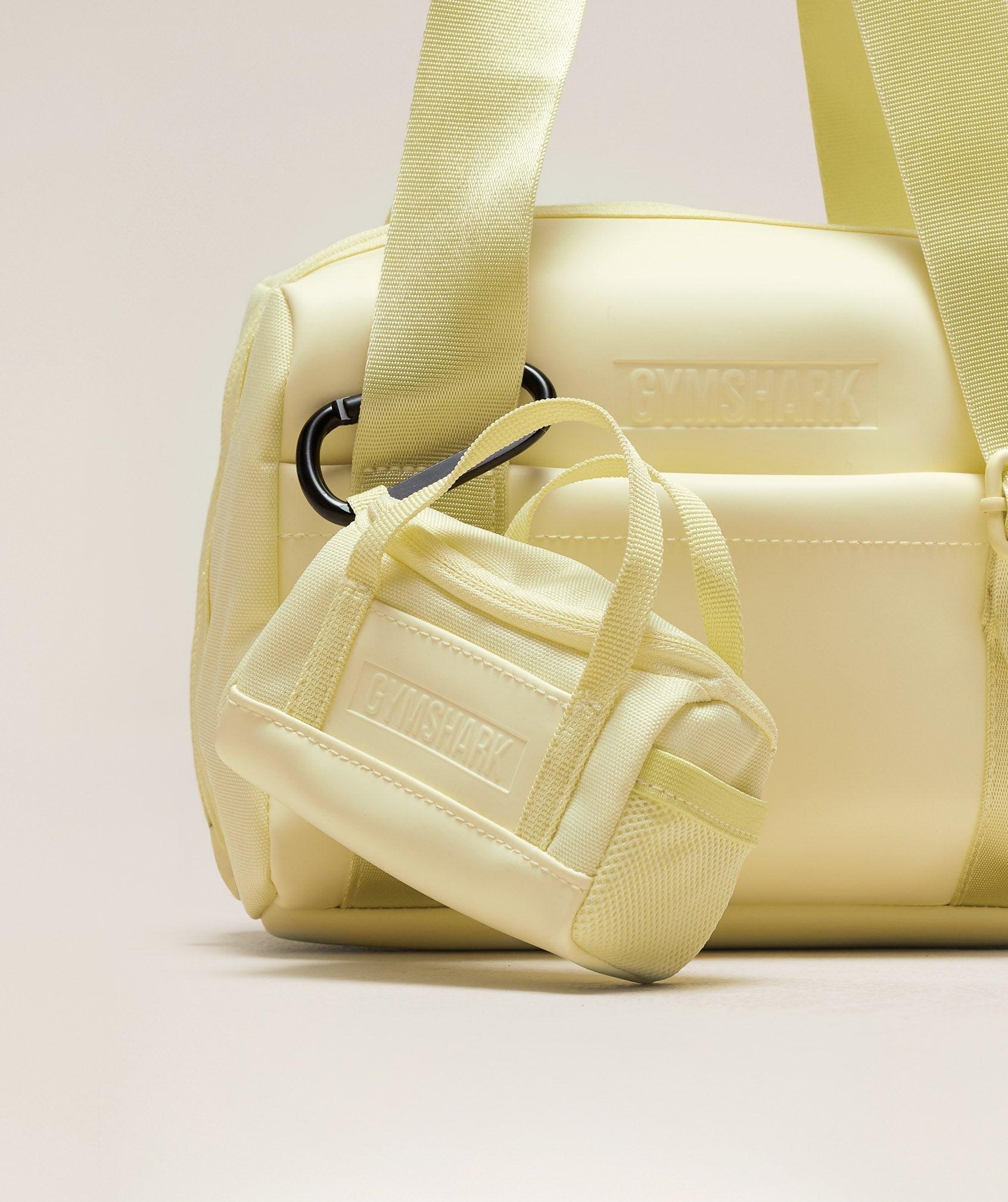 Gymshark Mini Everyday Holdall Keychain - Refresh Yellow Unisex Product Image