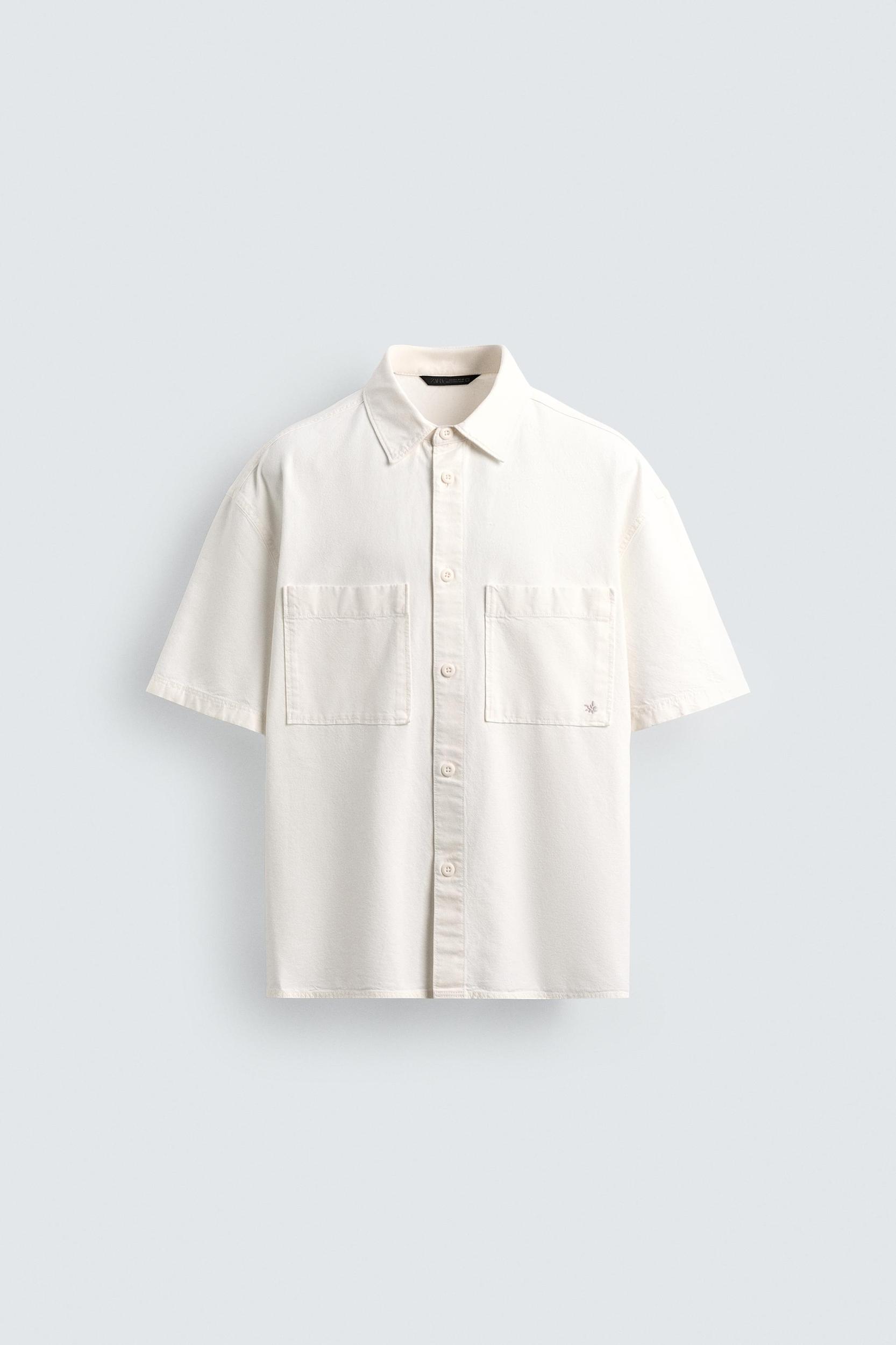 WASHED PRINT SHIRT Product Image