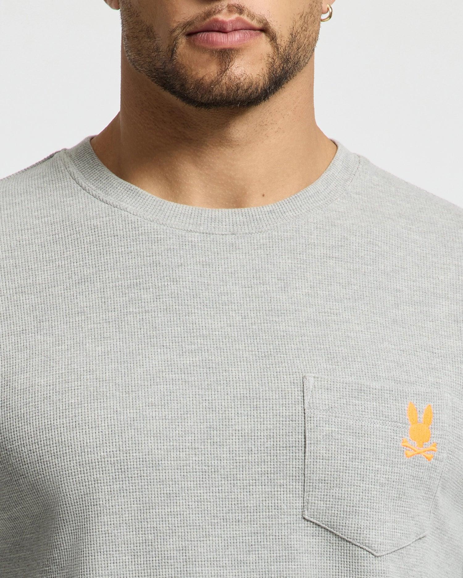 MENS VAL WAFFLE LOUNGE LONG SLEEVE TEE - B6T672E200 Product Image