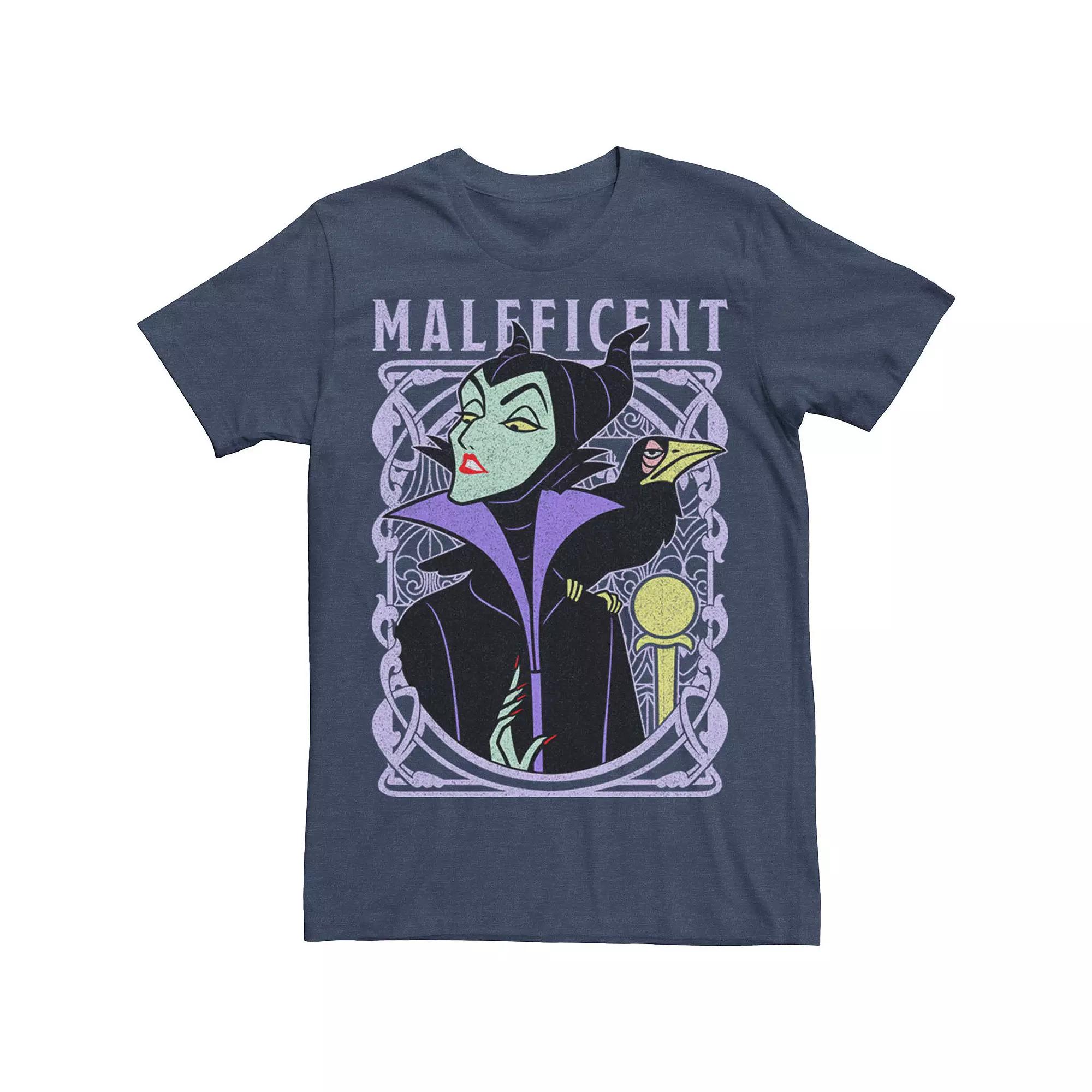 Disney's Sleeping Beauty Maleficent Men's Old School Poster Tee,  Product Image