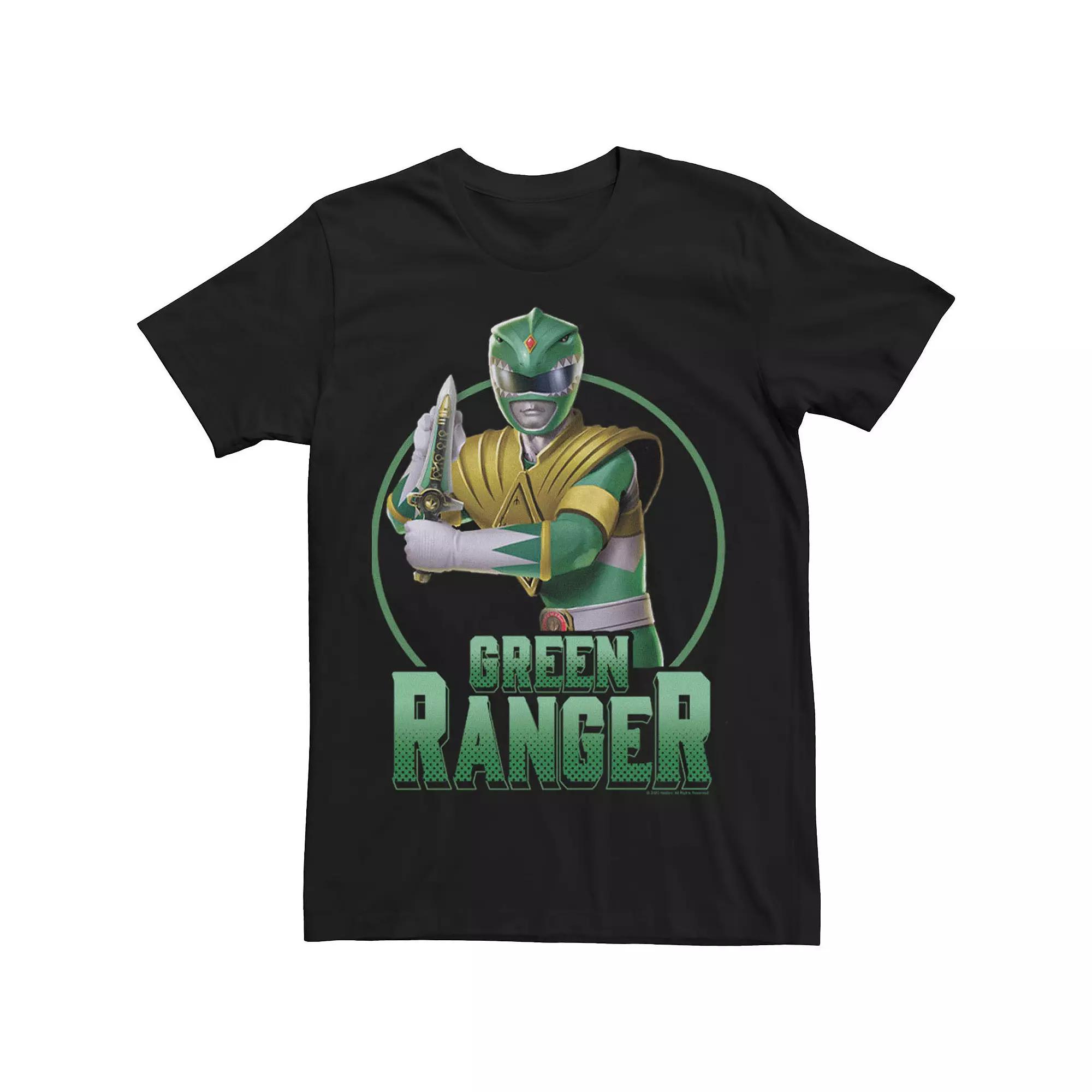 Men's Power Rangers Green Ranger Simple Portrait Tee,  Product Image
