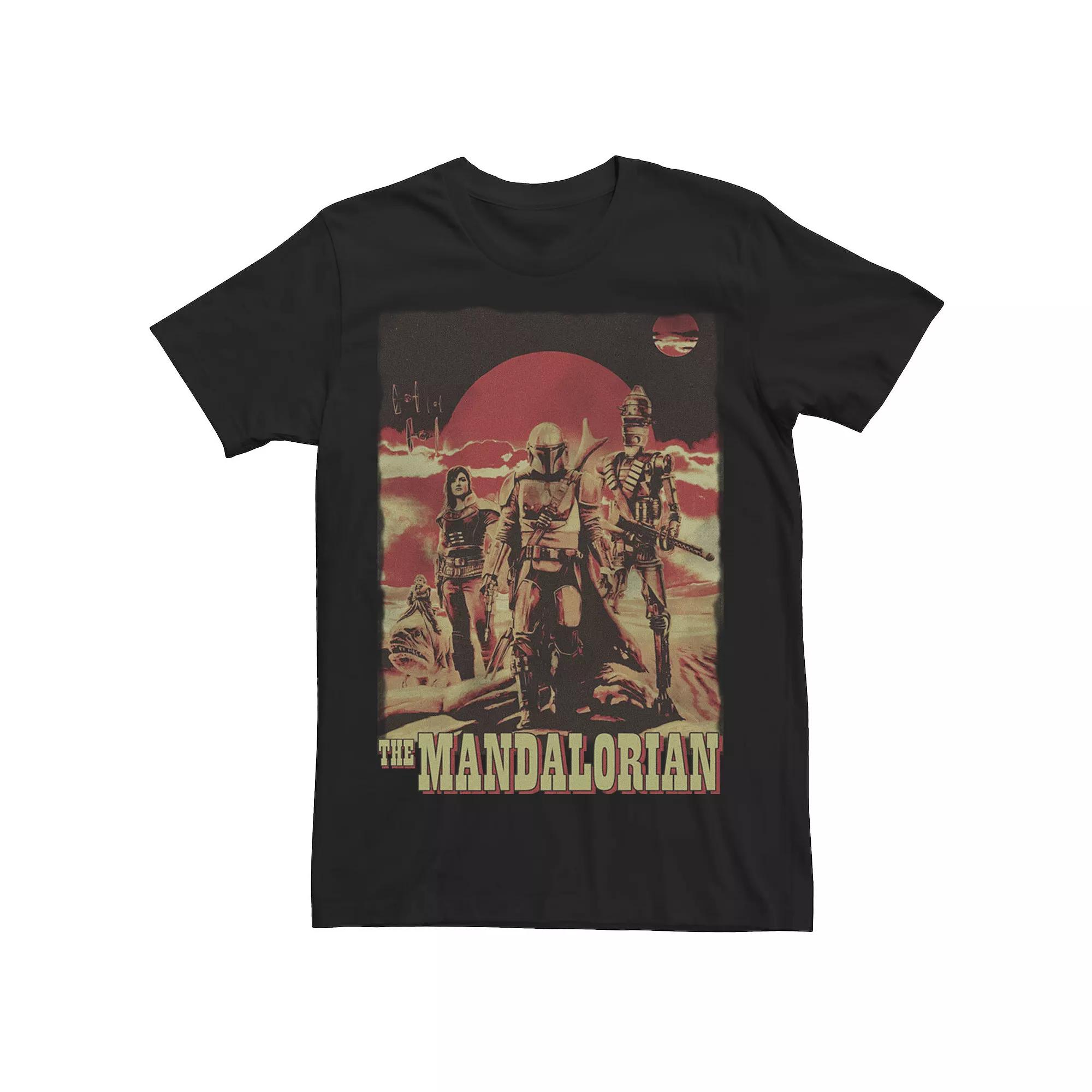 Men's Star Wars The Mandalorian Space Cowboy & Friends Graphic Tee,  Product Image