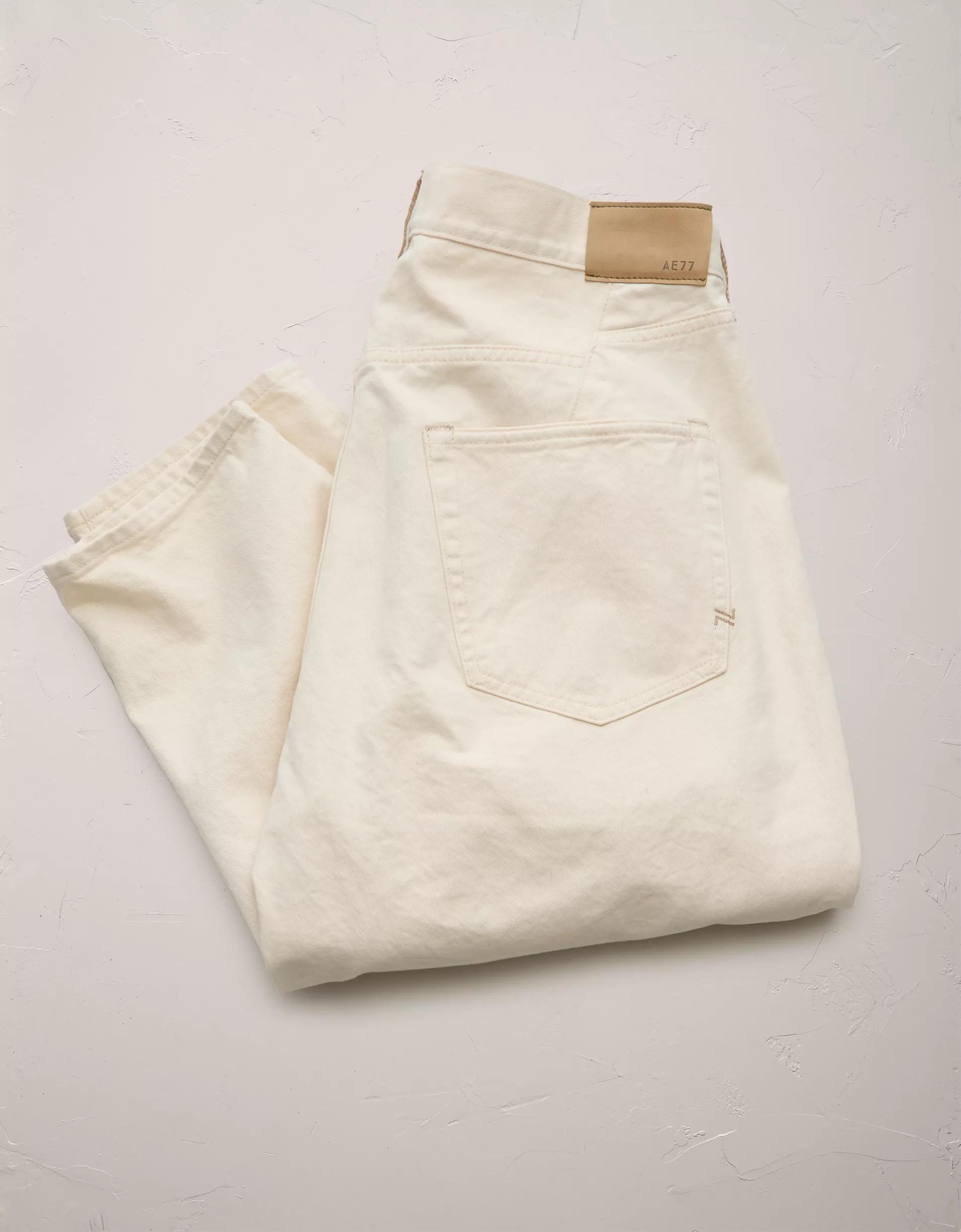 AE77 Premium Pleated Barrel Jean Product Image