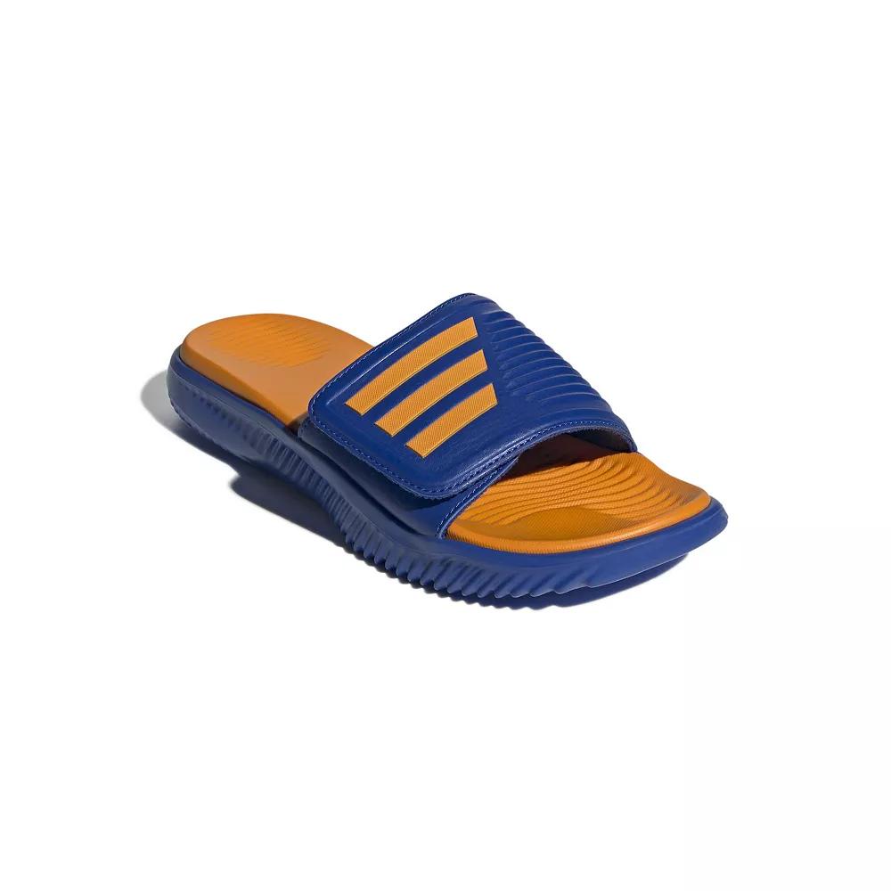 adidas Alpharesponse 2.0 Men's Swimming Slides, Size: 8, Royal Blue Orange Product Image
