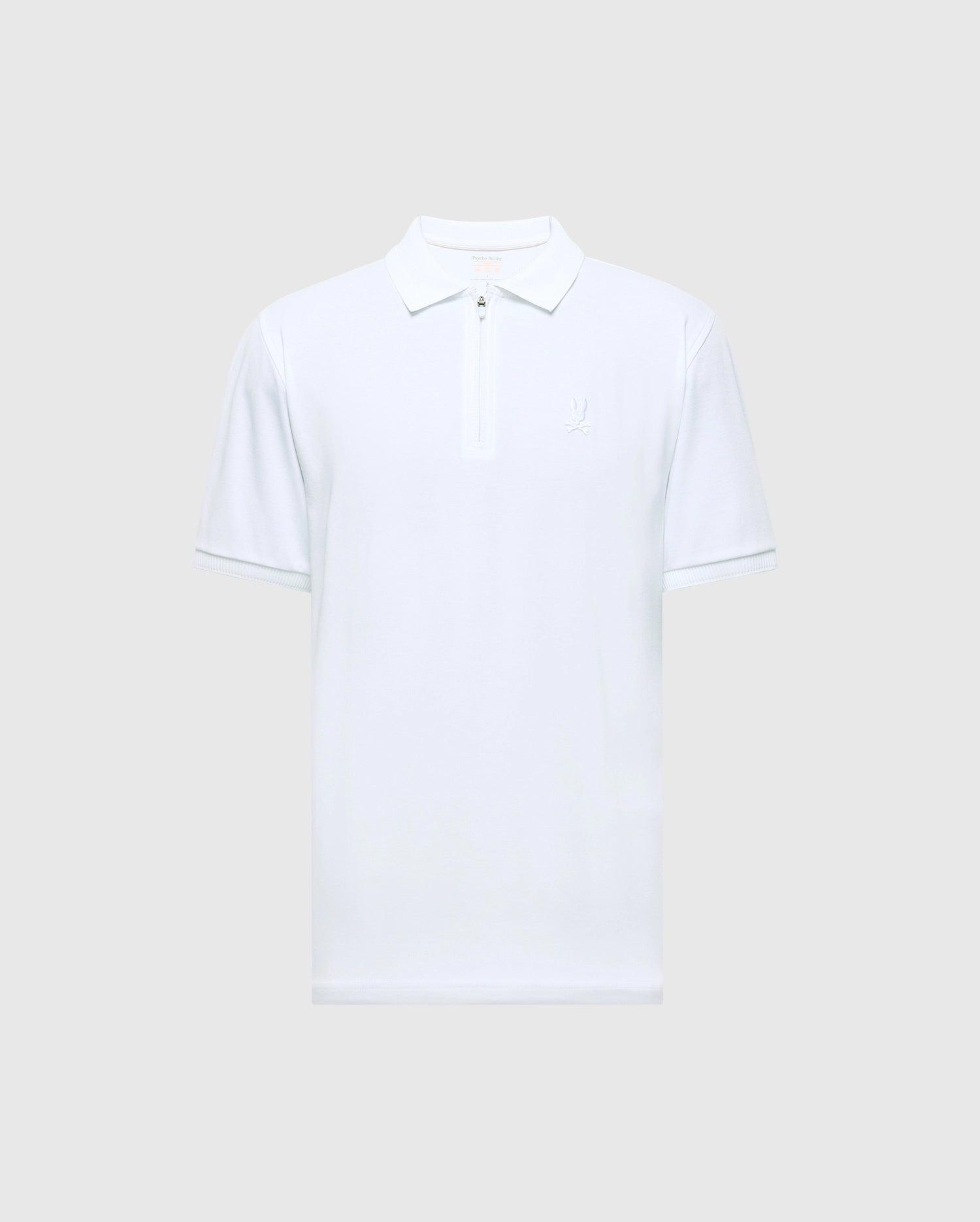 MENS TREVOR PERFORMANCE PIQUE ZIP UP POLO - B6K557F200 Male Product Image