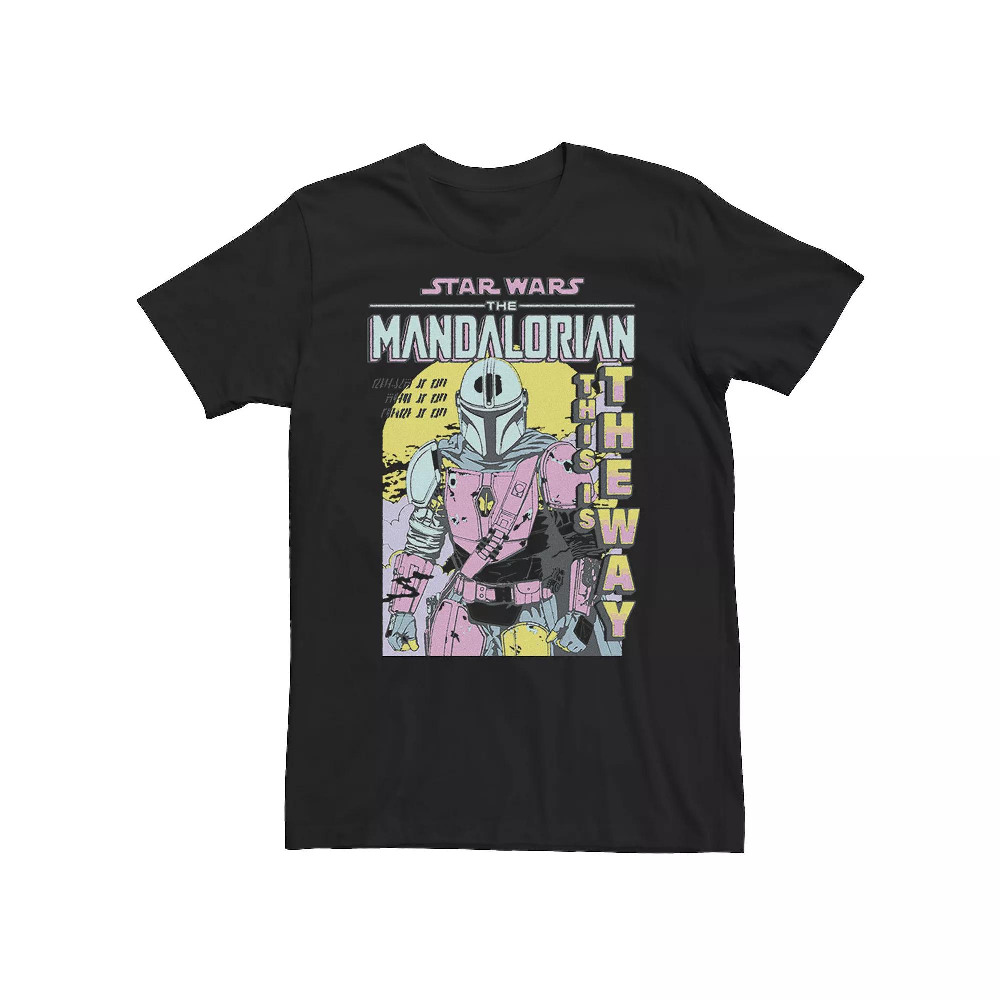 Men's Star Wars The Mandalorian Mando Pop Poster Tee,  Product Image