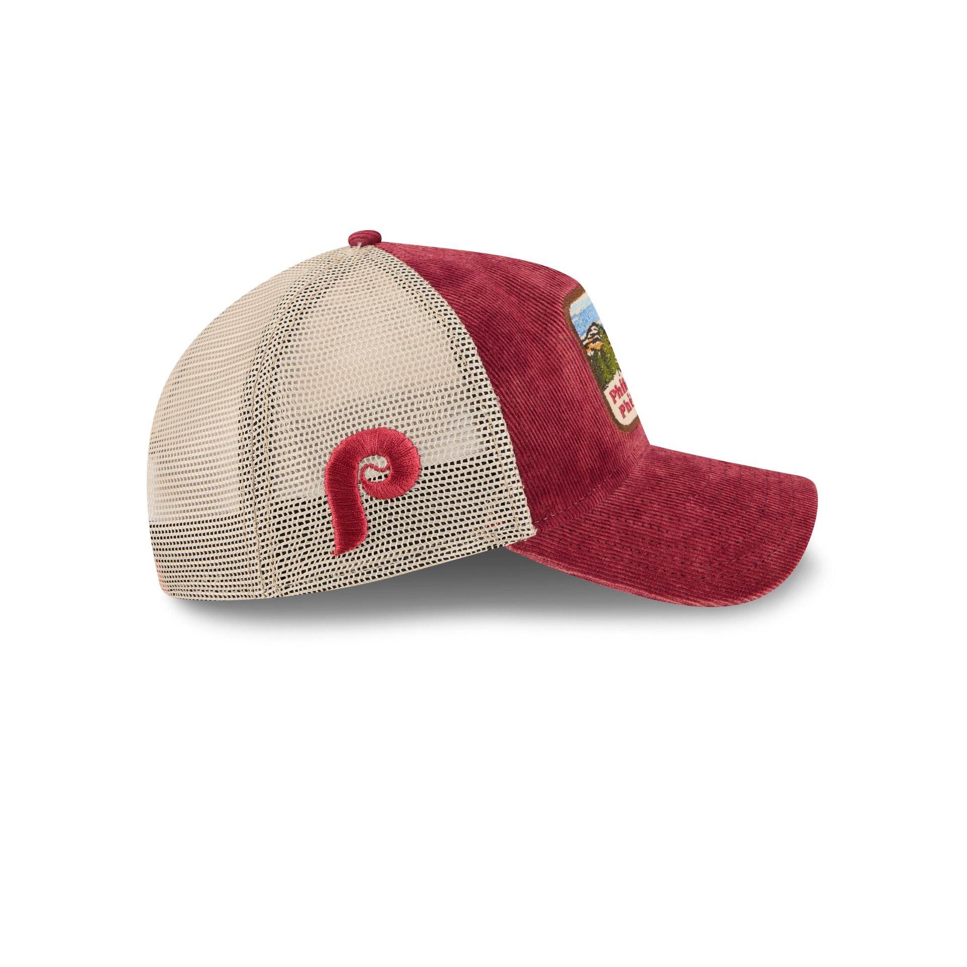 Philadelphia Phillies Vintage Landscape 9TWENTY A-Frame Trucker Hat Male Product Image