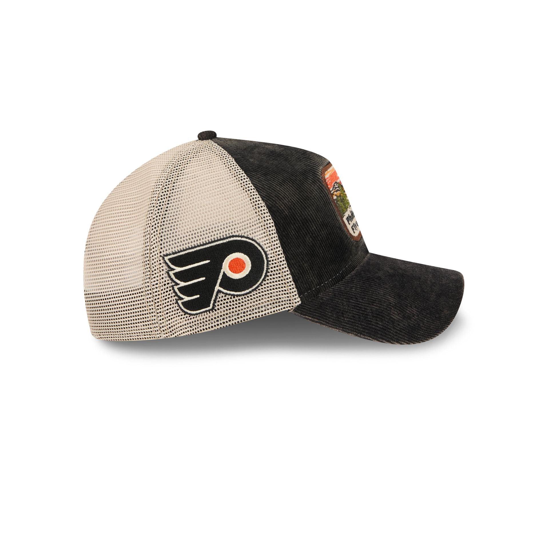Philadelphia Flyers Vintage Landscape 9TWENTY A-Frame Trucker Hat Male Product Image