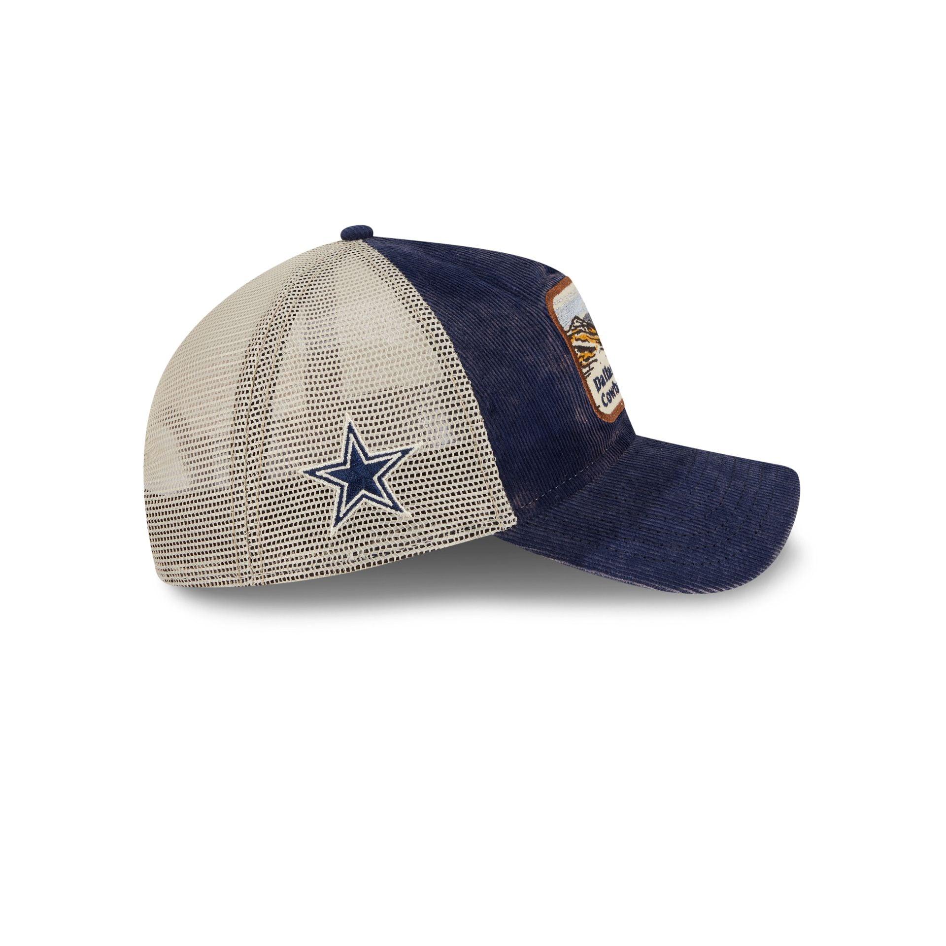 Dallas Cowboys Vintage Landscape 9TWENTY A-Frame Trucker Hat Male Product Image