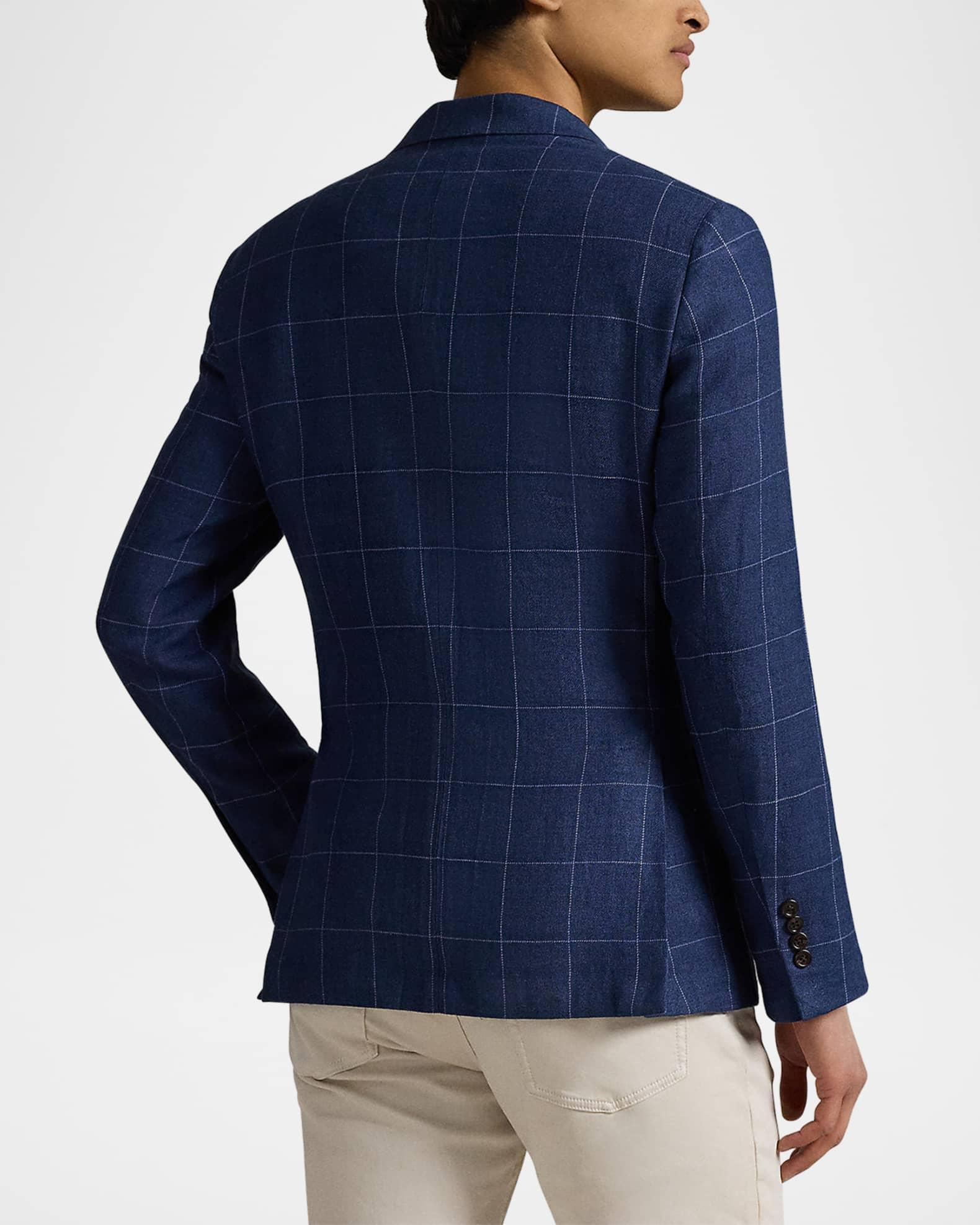 Men's Tailored Windowpane Sport Coat Product Image