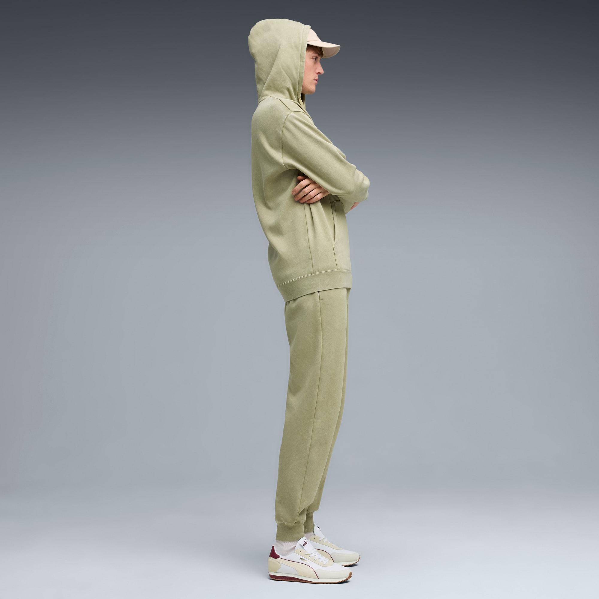 PUMA Elevated Essentials Acid Wash Men's Fleece Hoodie Product Image