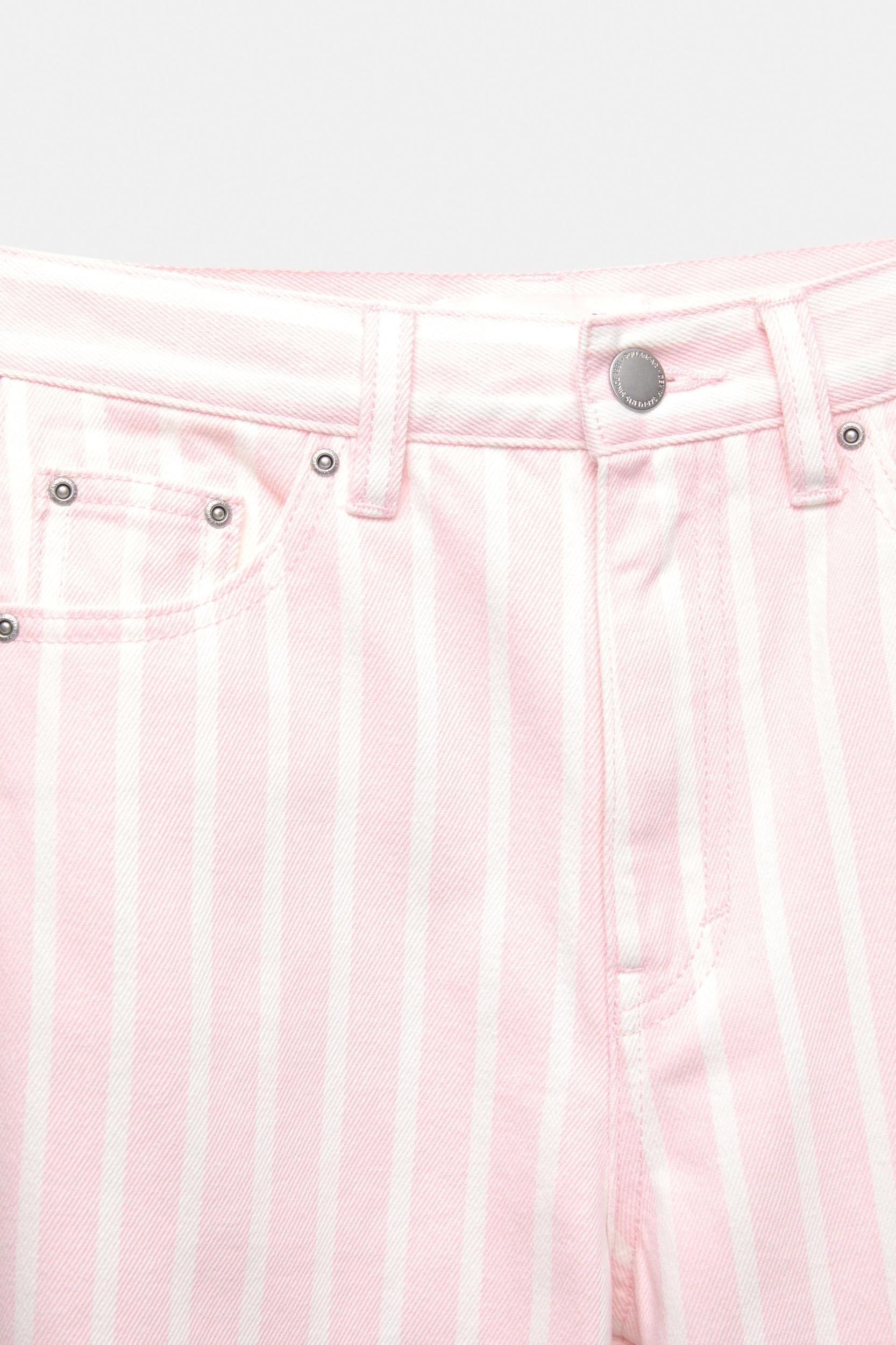 Striped balloon jeans Product Image