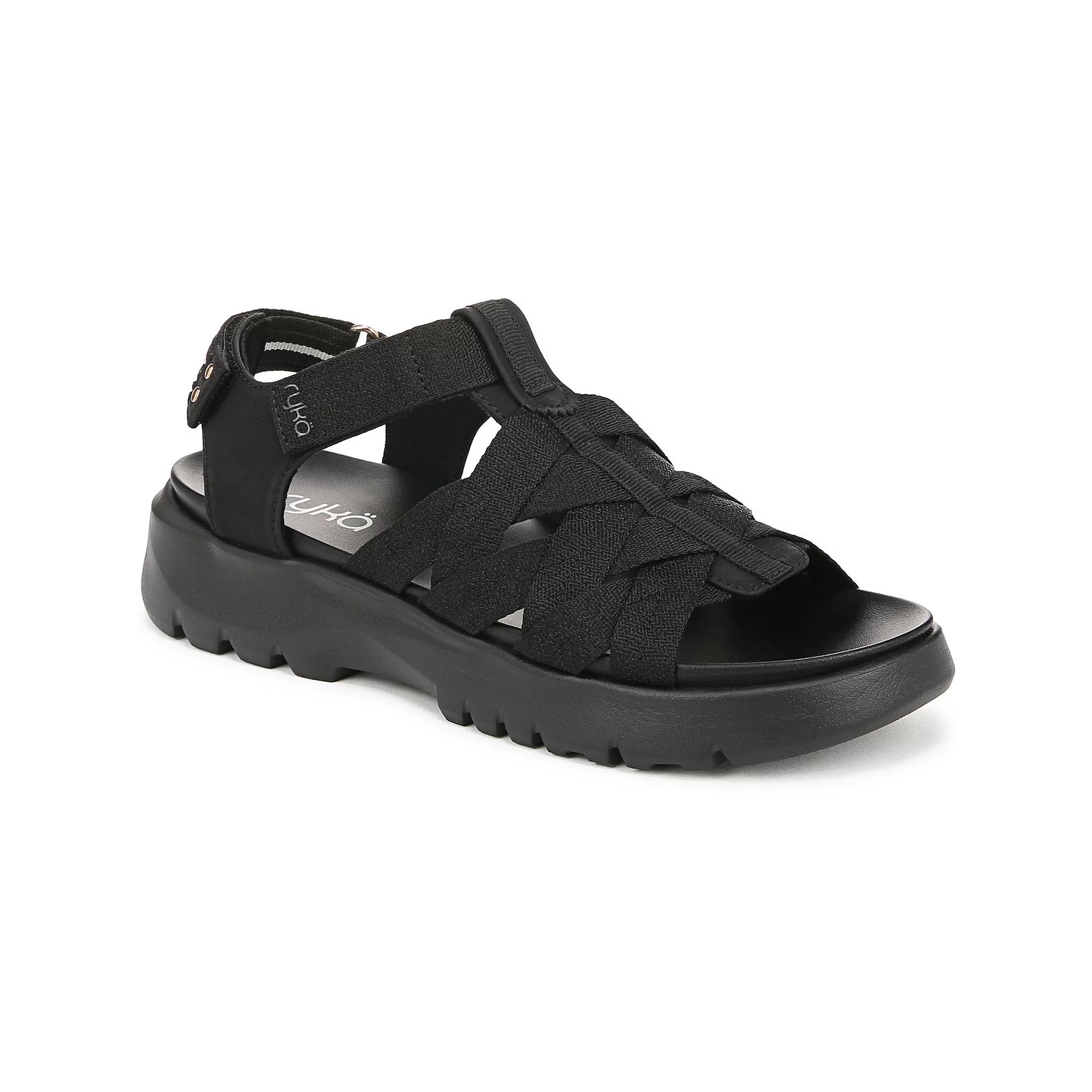 Ryka Blissful Women's Sport Sandals, Size: 11 Wide, Black Product Image