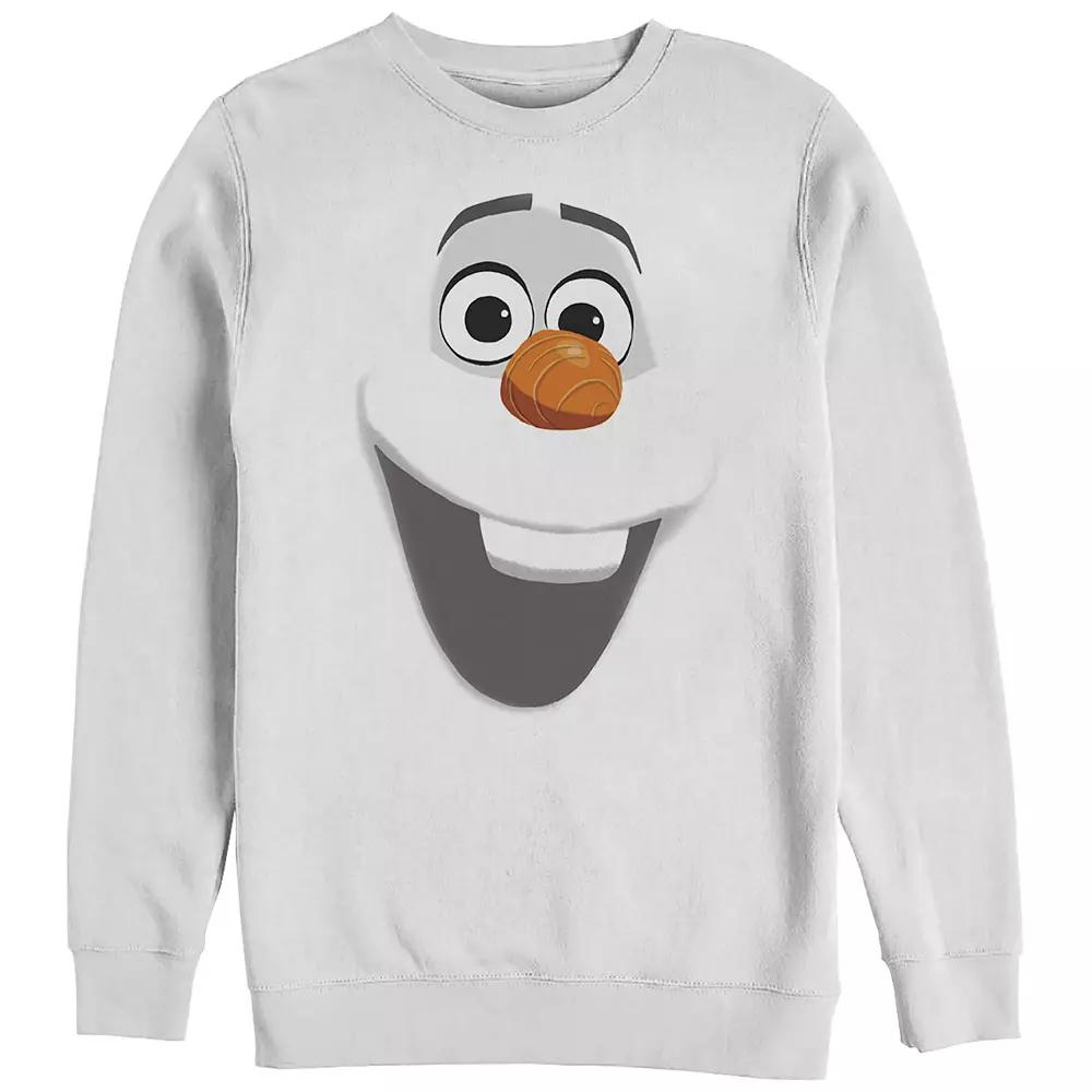 Disney's Frozen Olaf Men's Large Face Sweatshirt, Size: Medium, White Product Image