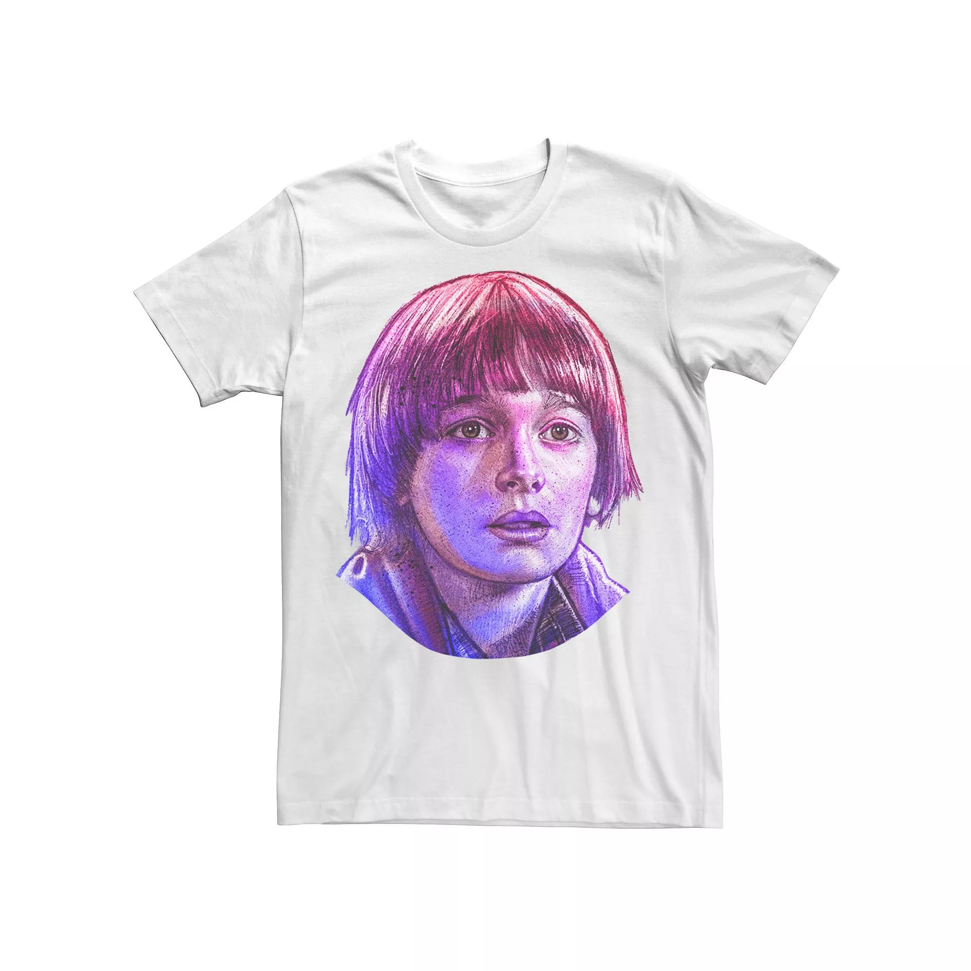 Men's Stranger Things Will Rose Tone Portrait Tee,  Product Image