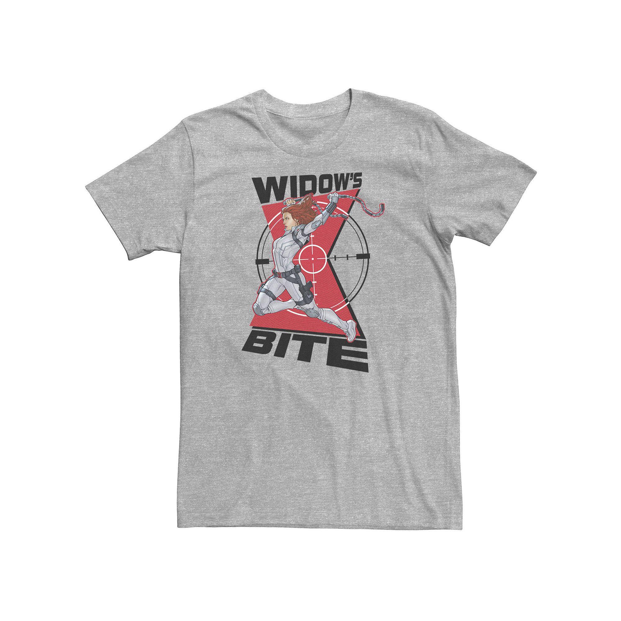 Big & Tall Marvel Black Widow Widow's Bite Logo Tee, Men's,  Product Image