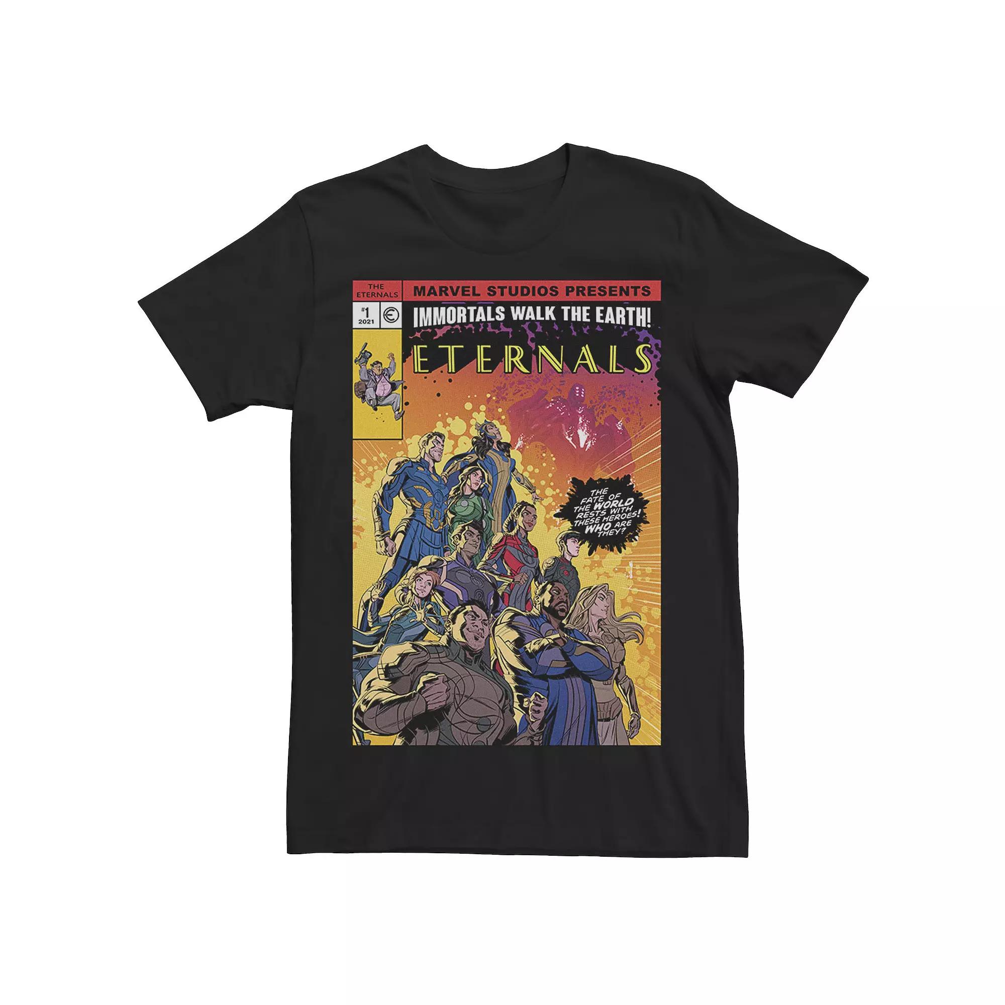 Men's Marvel Eternals Retro Comic Cover Poster Tee, Boy's,  Product Image
