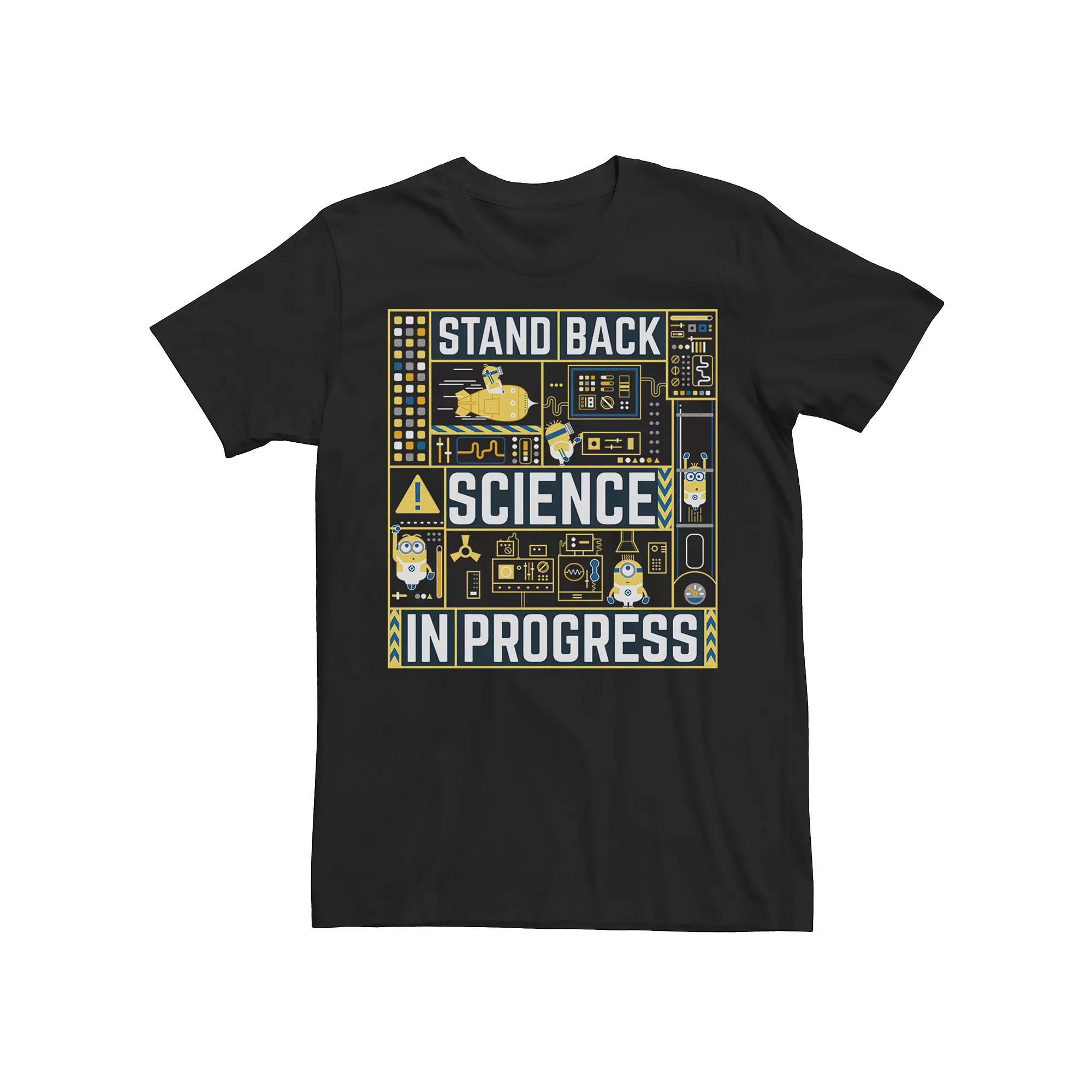 Men's Minion Scienece Tee, Size: Medium, Black Product Image