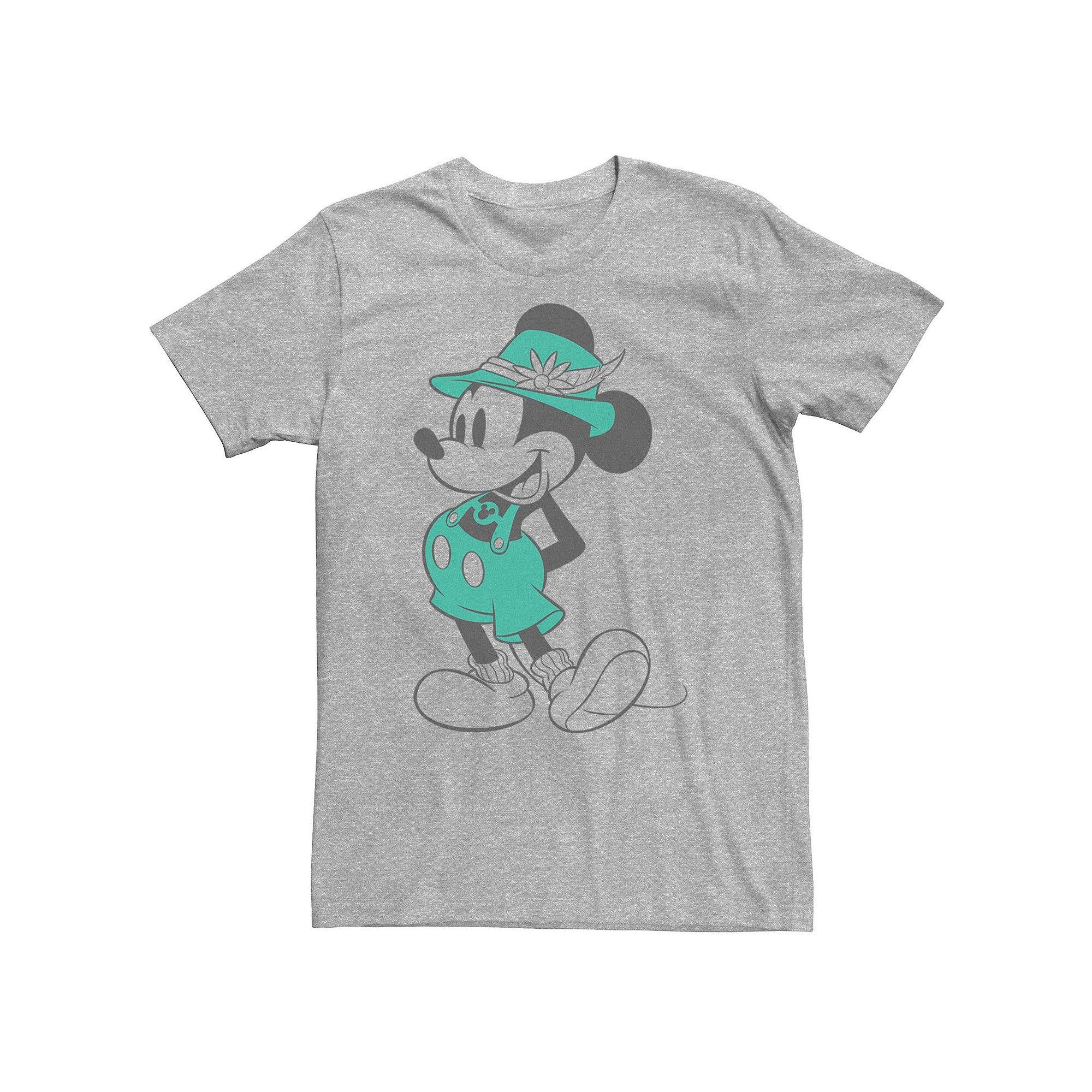 Big & Tall Disney Mickey Mouse Vintage Lederhosen Portrait Tee, Men's,  Product Image