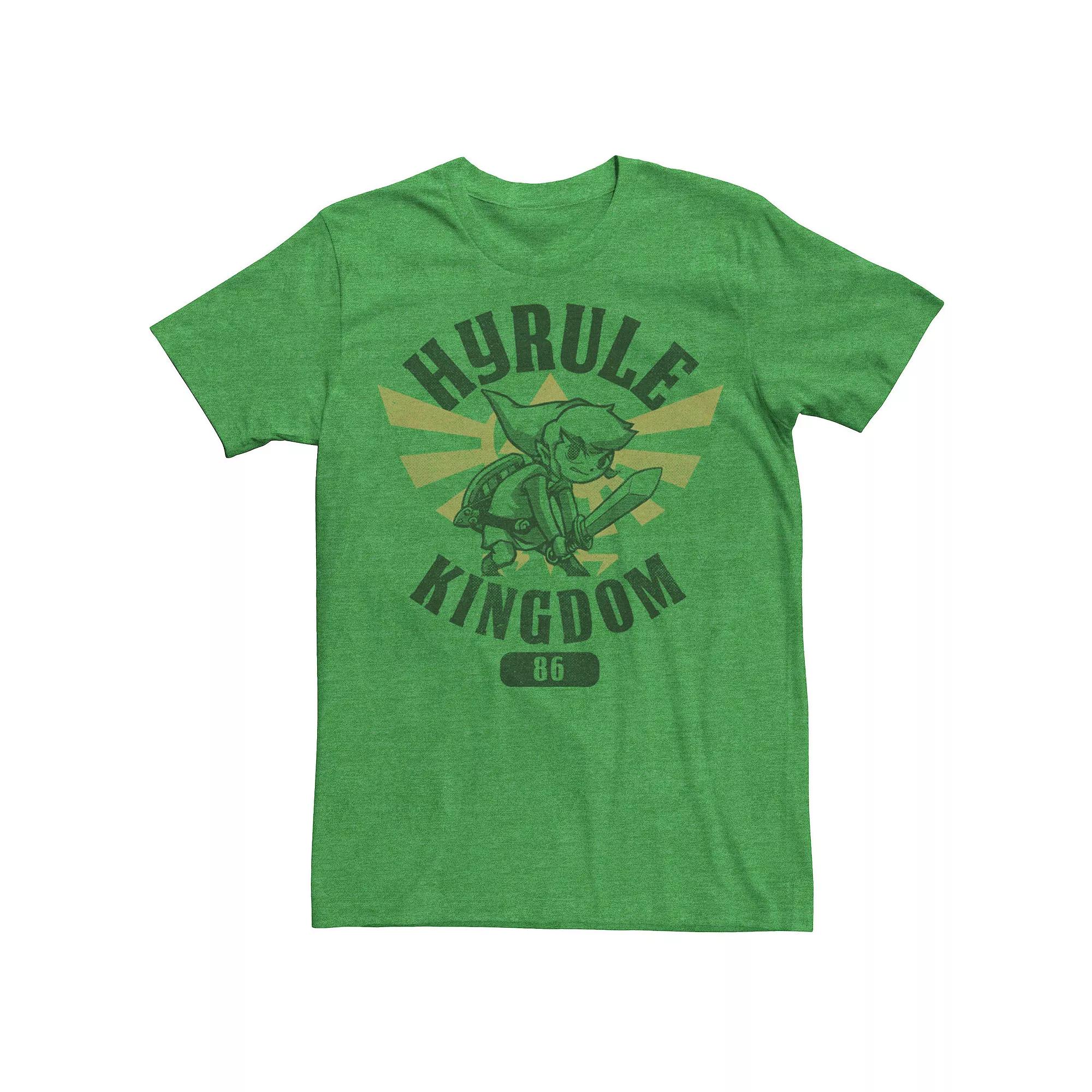 Men's Nintendo Zelda Link Collegiate Hyrule Kindom '86 Tee,  Product Image
