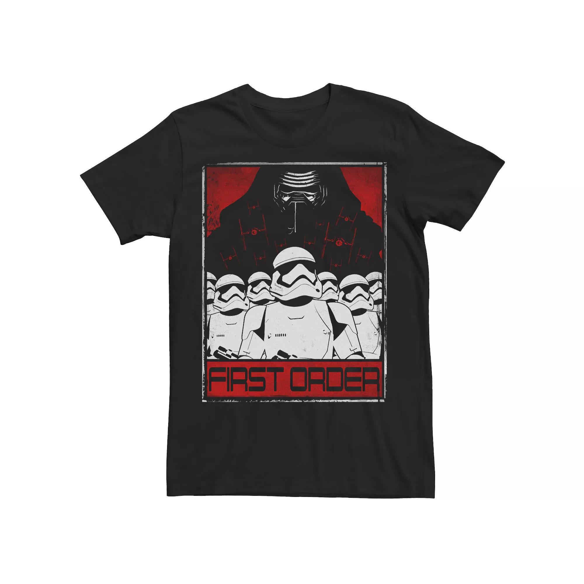 Men's Star Wars The Force Awakens Kylo Ren First Order Poster Tee,  Product Image