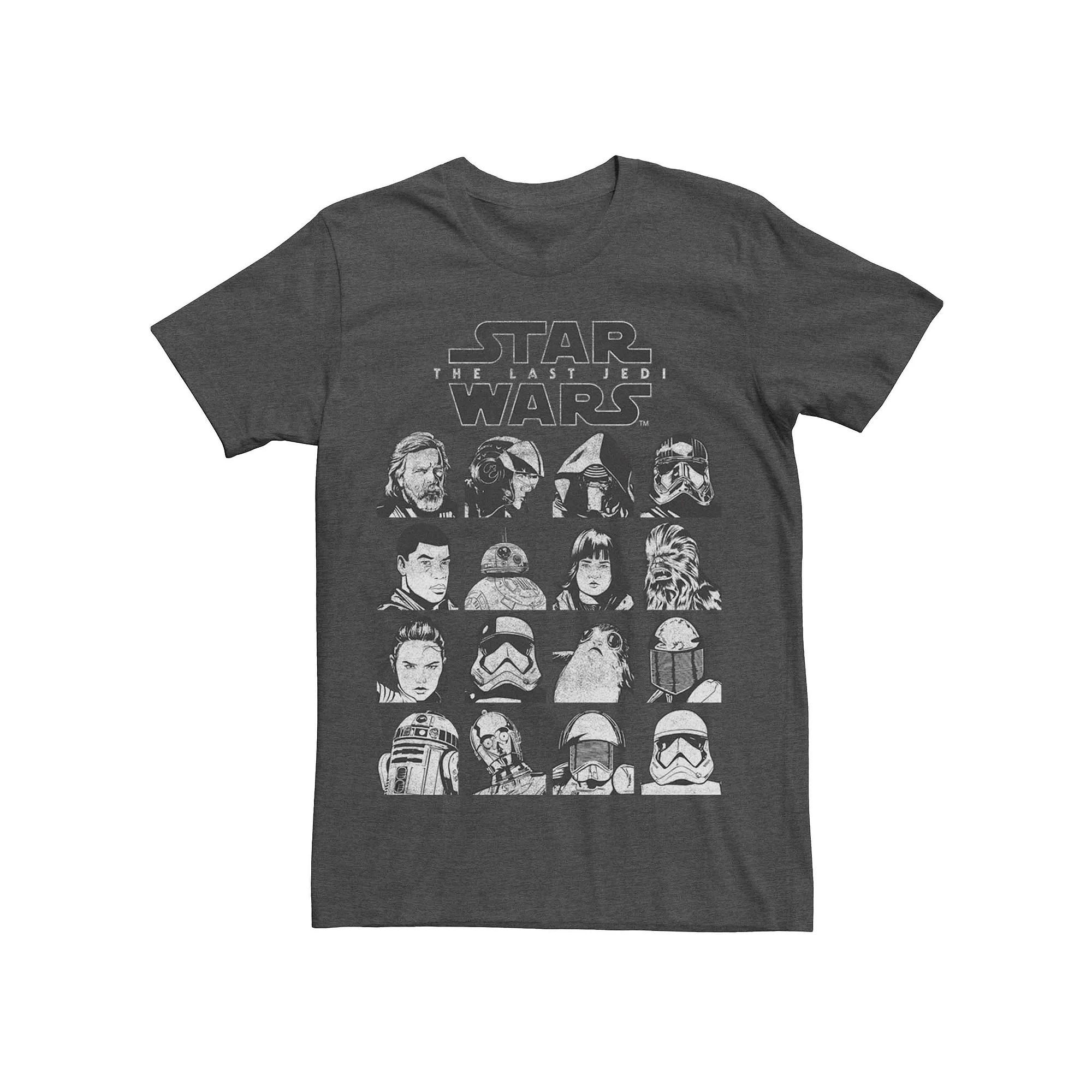 Men's Star Wars The Last Jedi Character Grid Tee,  Product Image