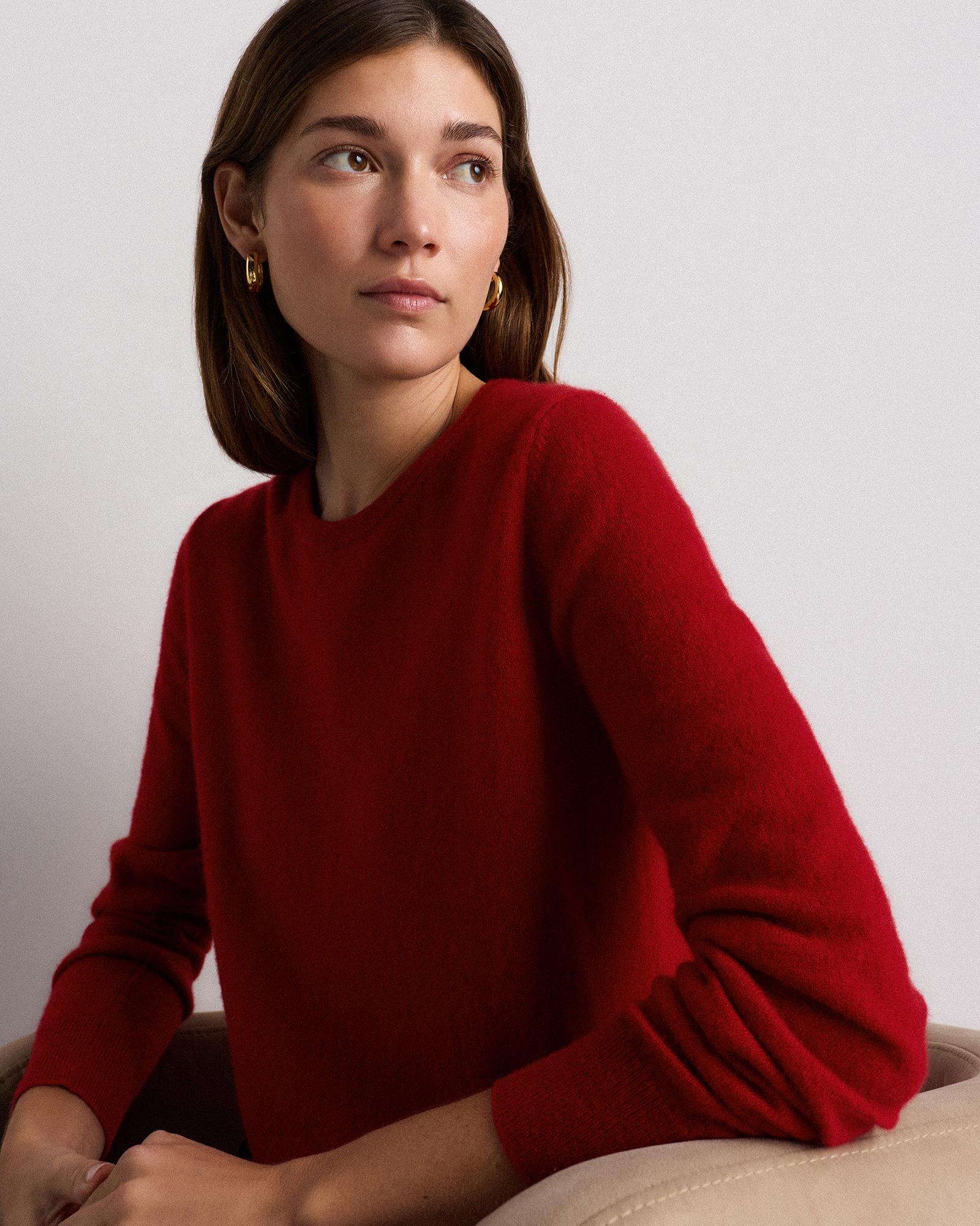 Quince | Women's Mongolian Cashmere Crewneck Sweater Product Image