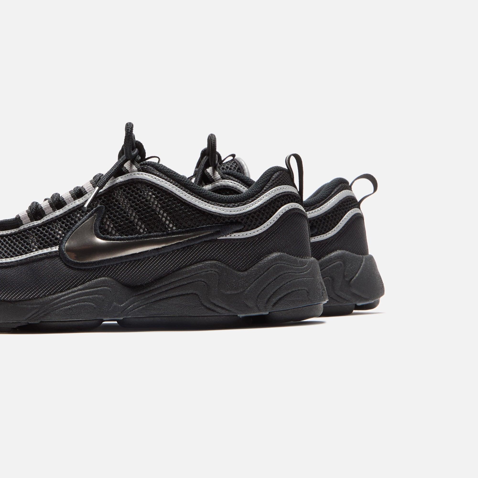 Nike Air Zoom Spiridon - Black / Metallic Silver / Sport Red Male Product Image