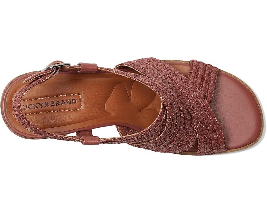 Women's Lucky Brand Sasina Cut Out Heeled Sandals Product Image