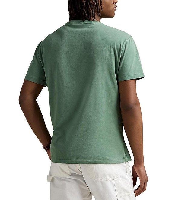 Polo Ralph Lauren Short Sleeve Classic Fit Chain-Stitch Logo Jersey T-Shirt Product Image