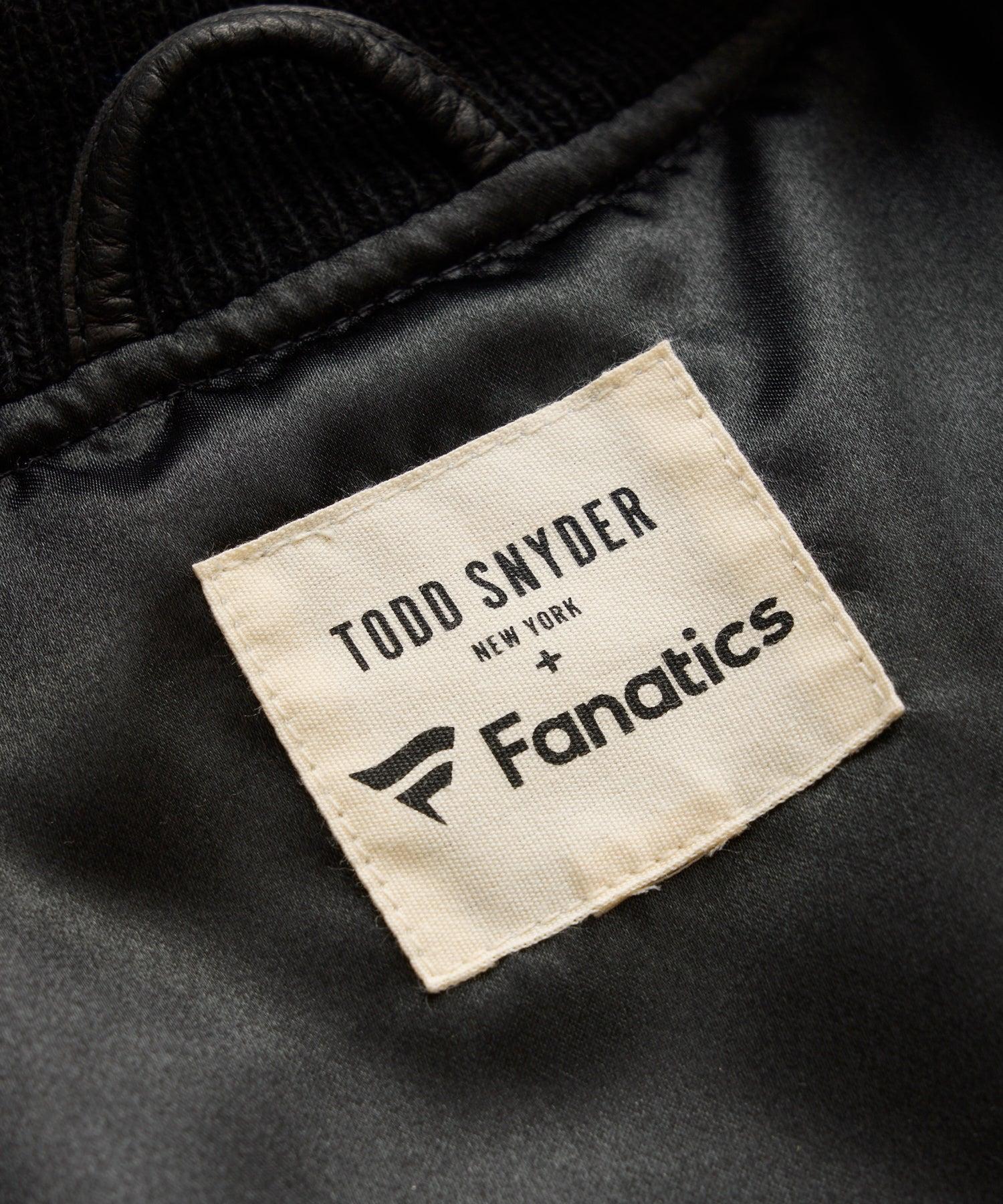 Todd Snyder by Fanatics for NFL Jets Cashmere Varsity Jacket Product Image